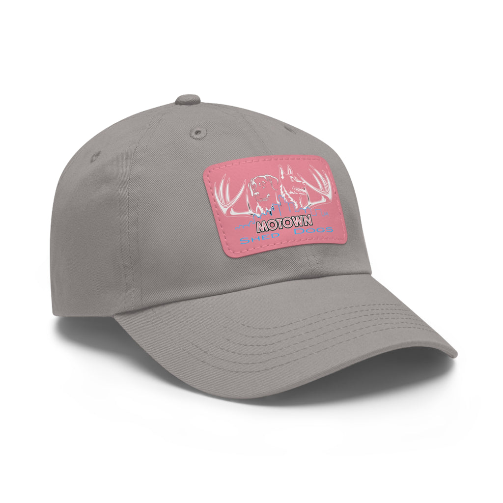 MoTown Multi Color hat with Leather Patch (Rectangle)