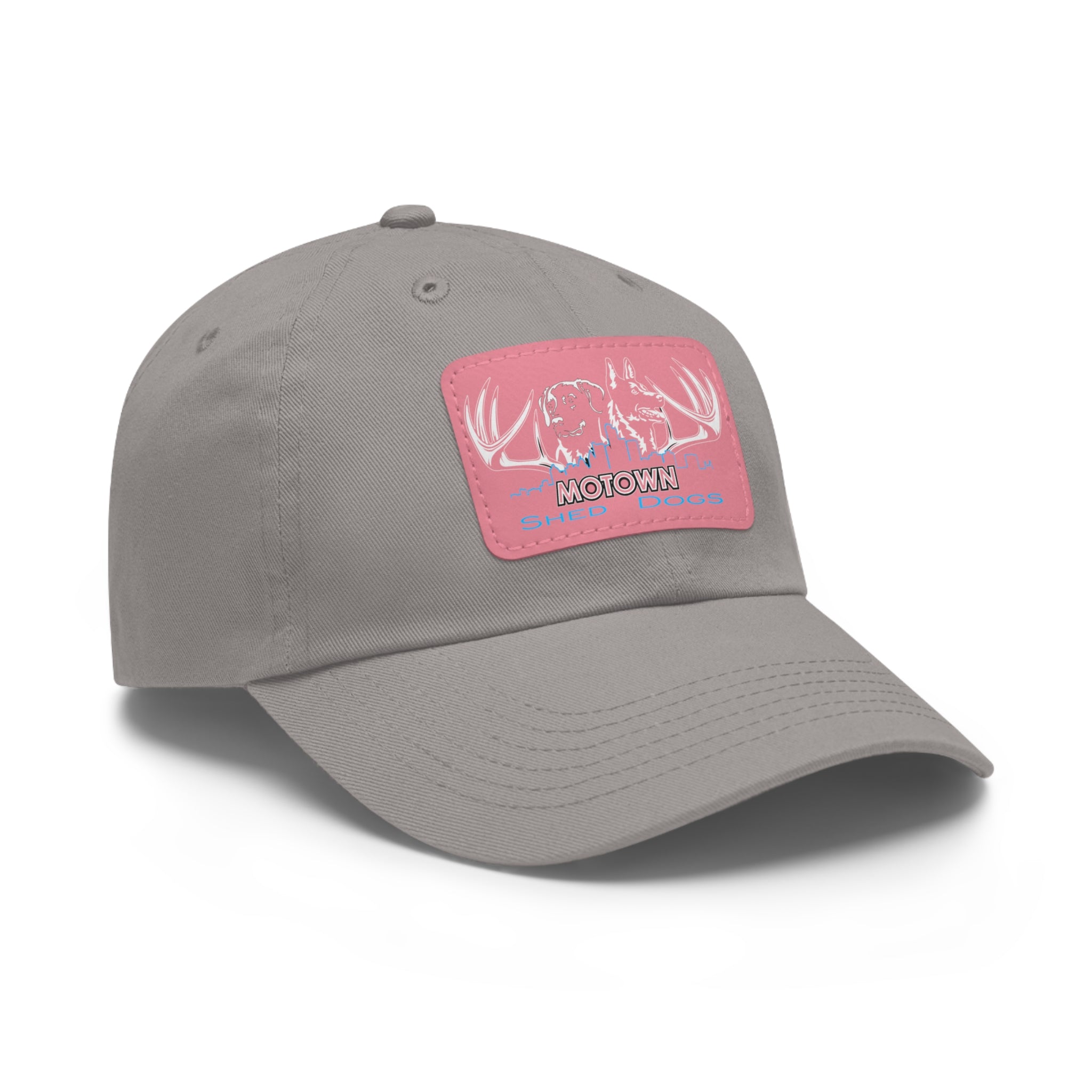 MoTown Multi Color hat with Leather Patch (Rectangle)