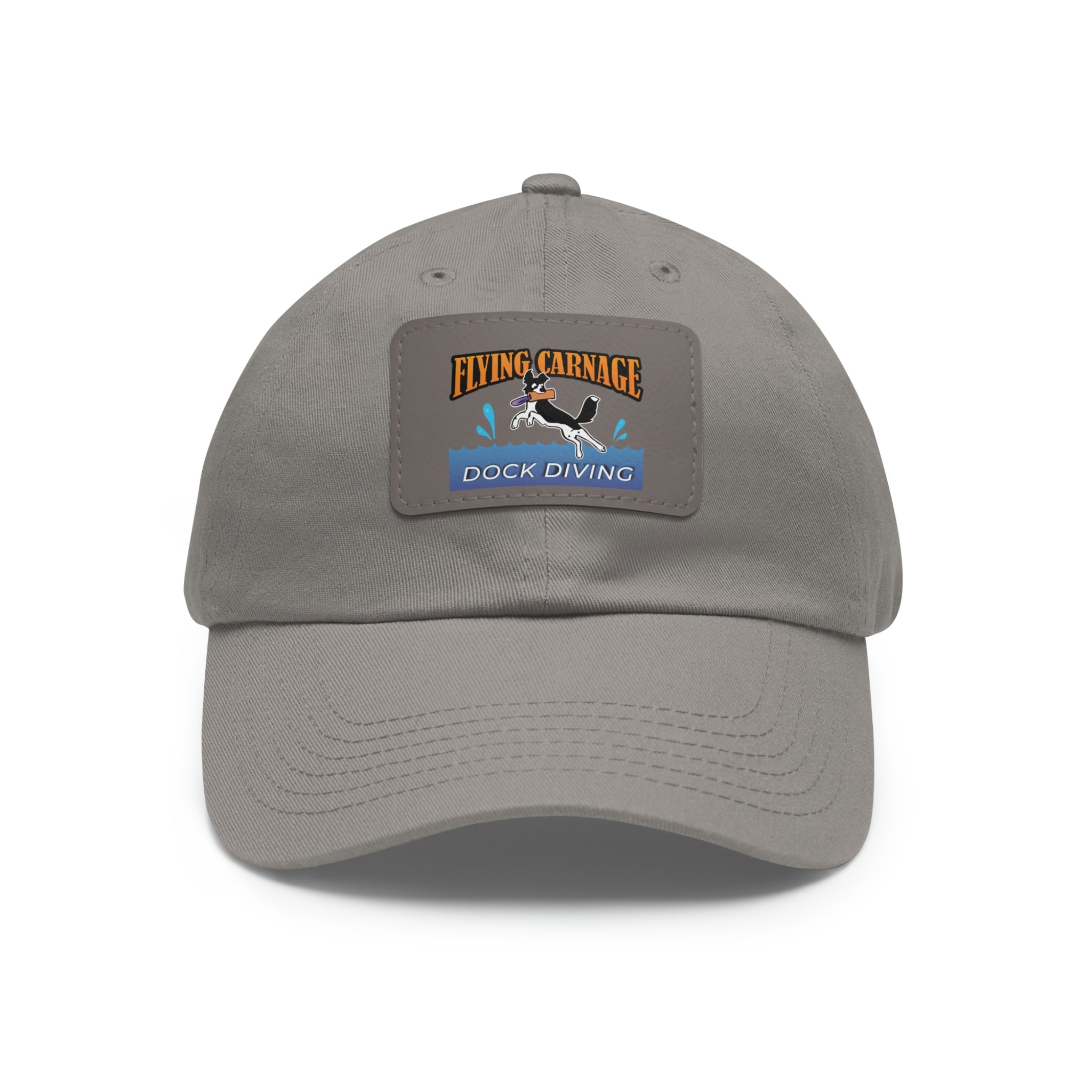 Multi Color Leather Patch Hat