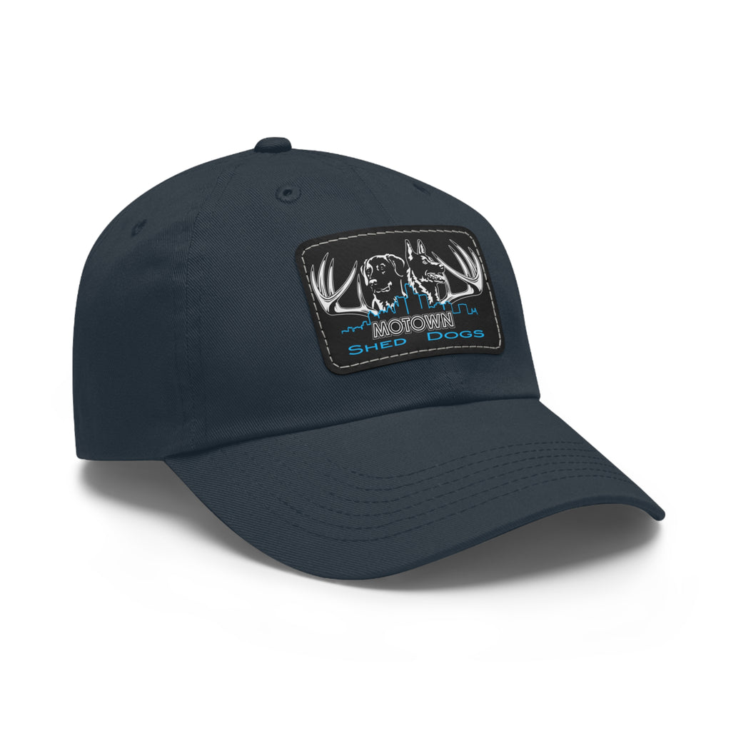 MoTown Multi Color hat with Leather Patch (Rectangle)