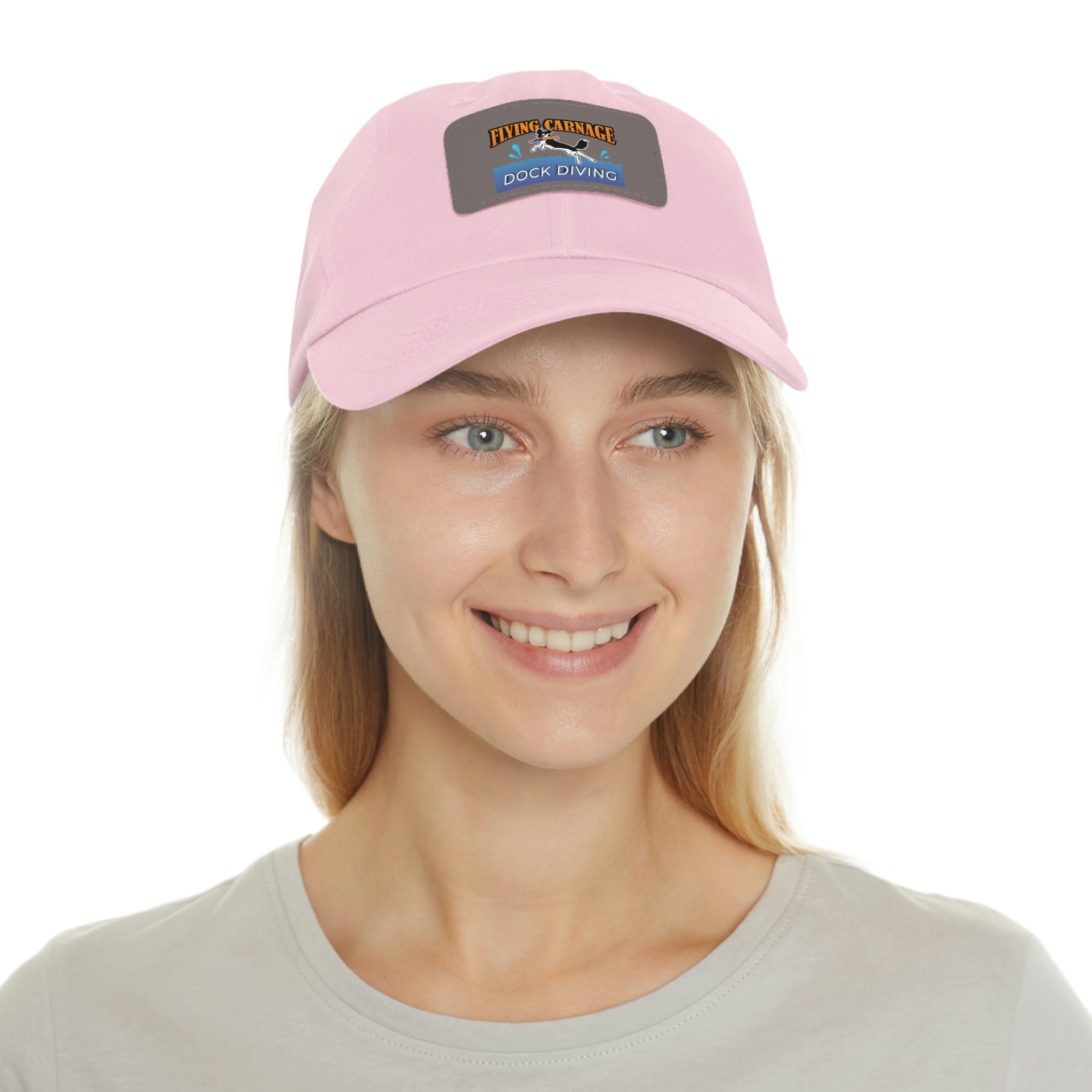 Multi Color Leather Patch Hat