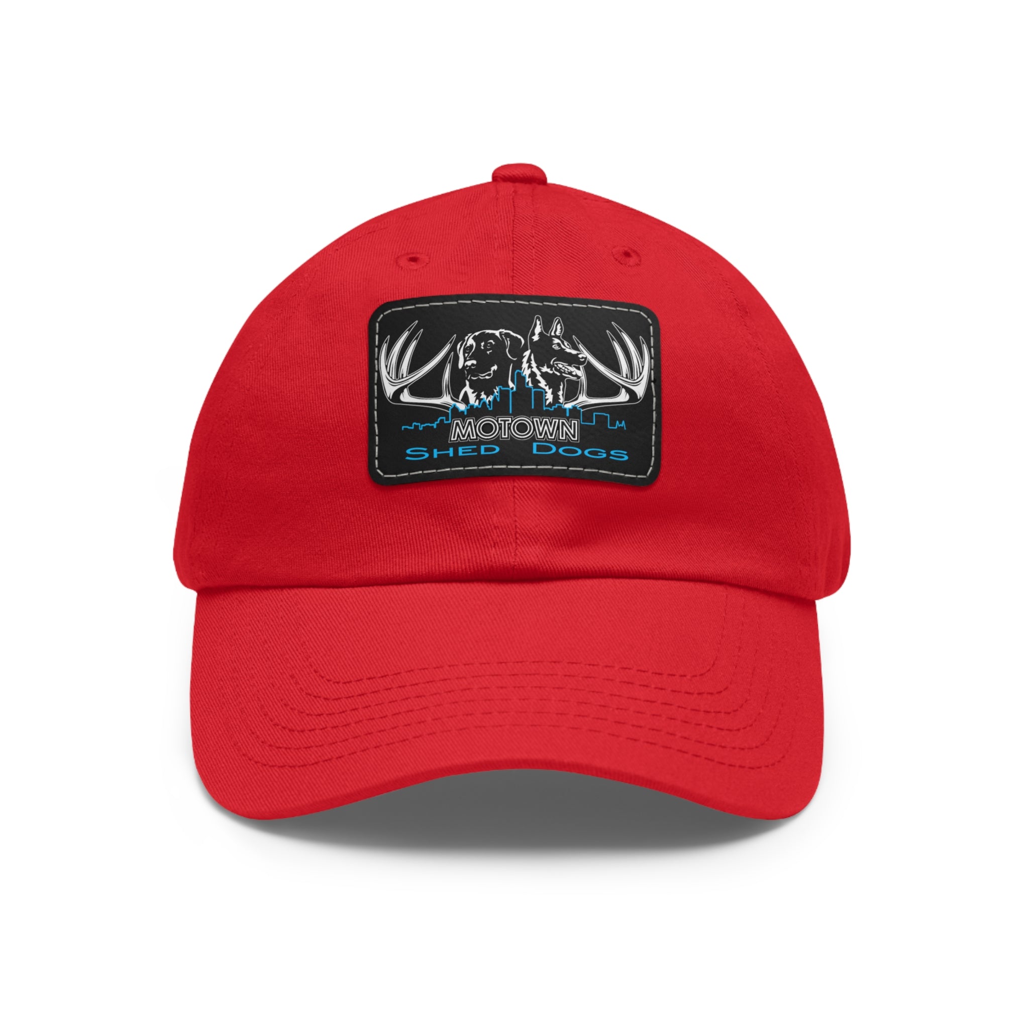 MoTown Multi Color hat with Leather Patch (Rectangle)