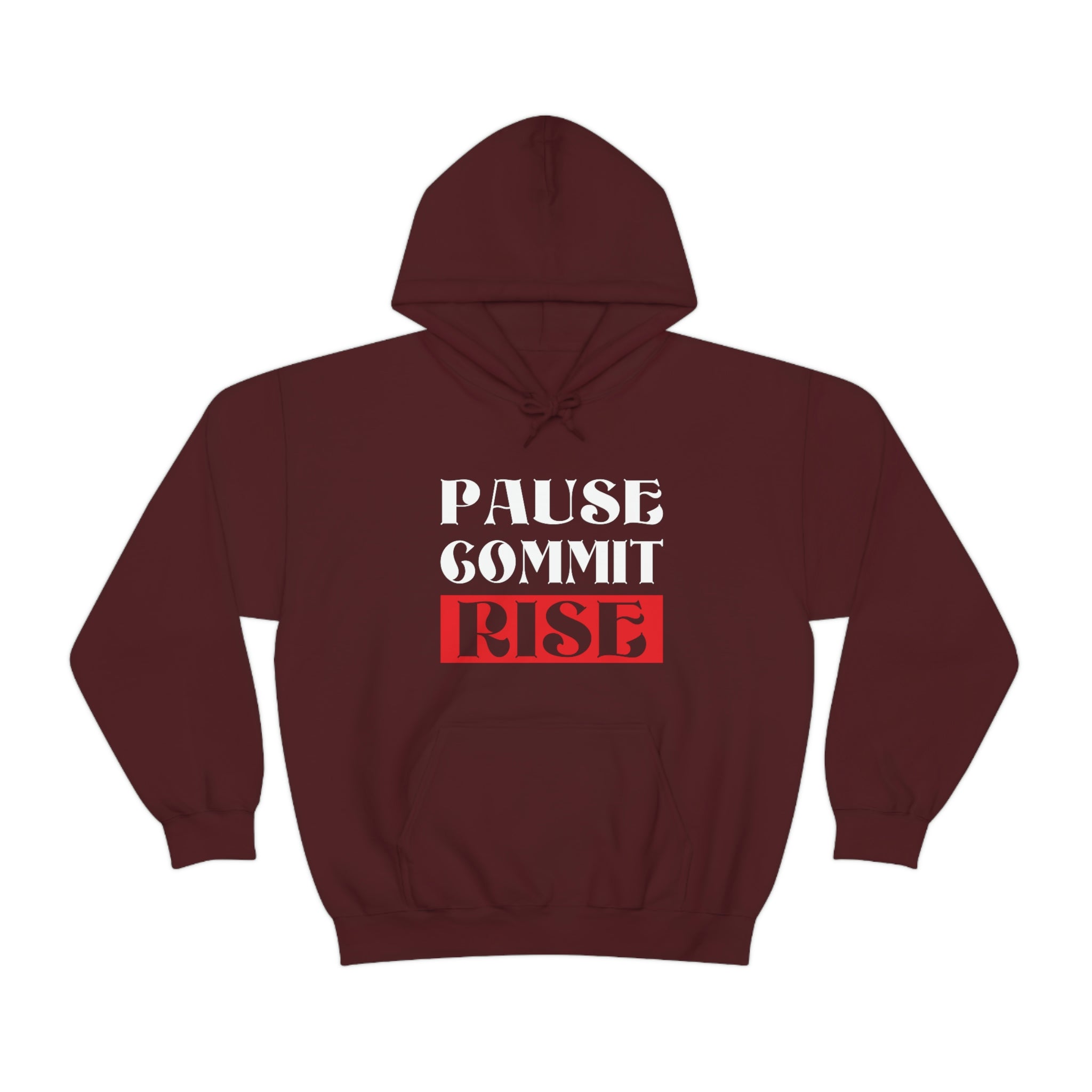 Pause Commit Rise Official Advanced Performance Unisex Heavy Blend™ Hooded Sweatshirt