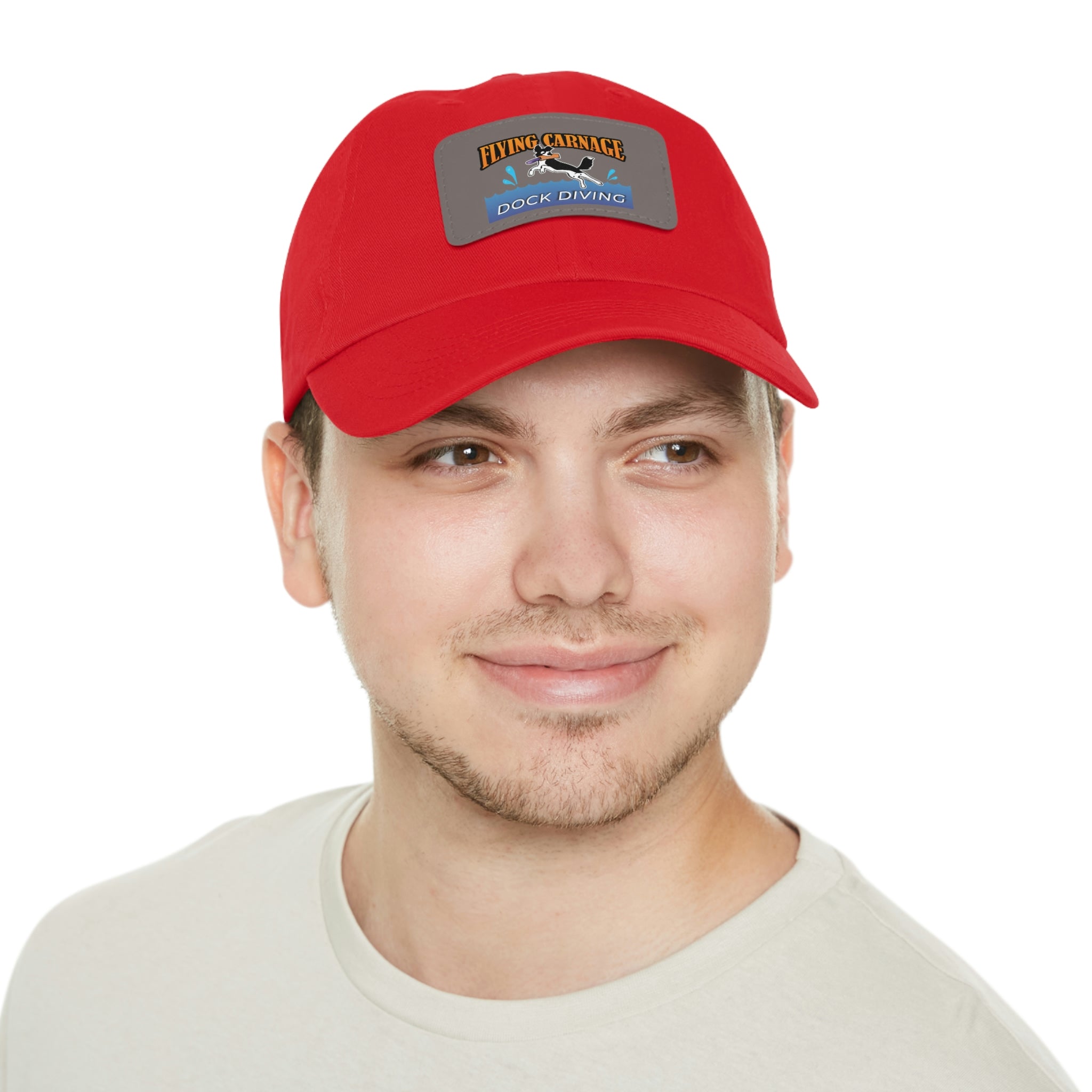 Multi Color Leather Patch Hat