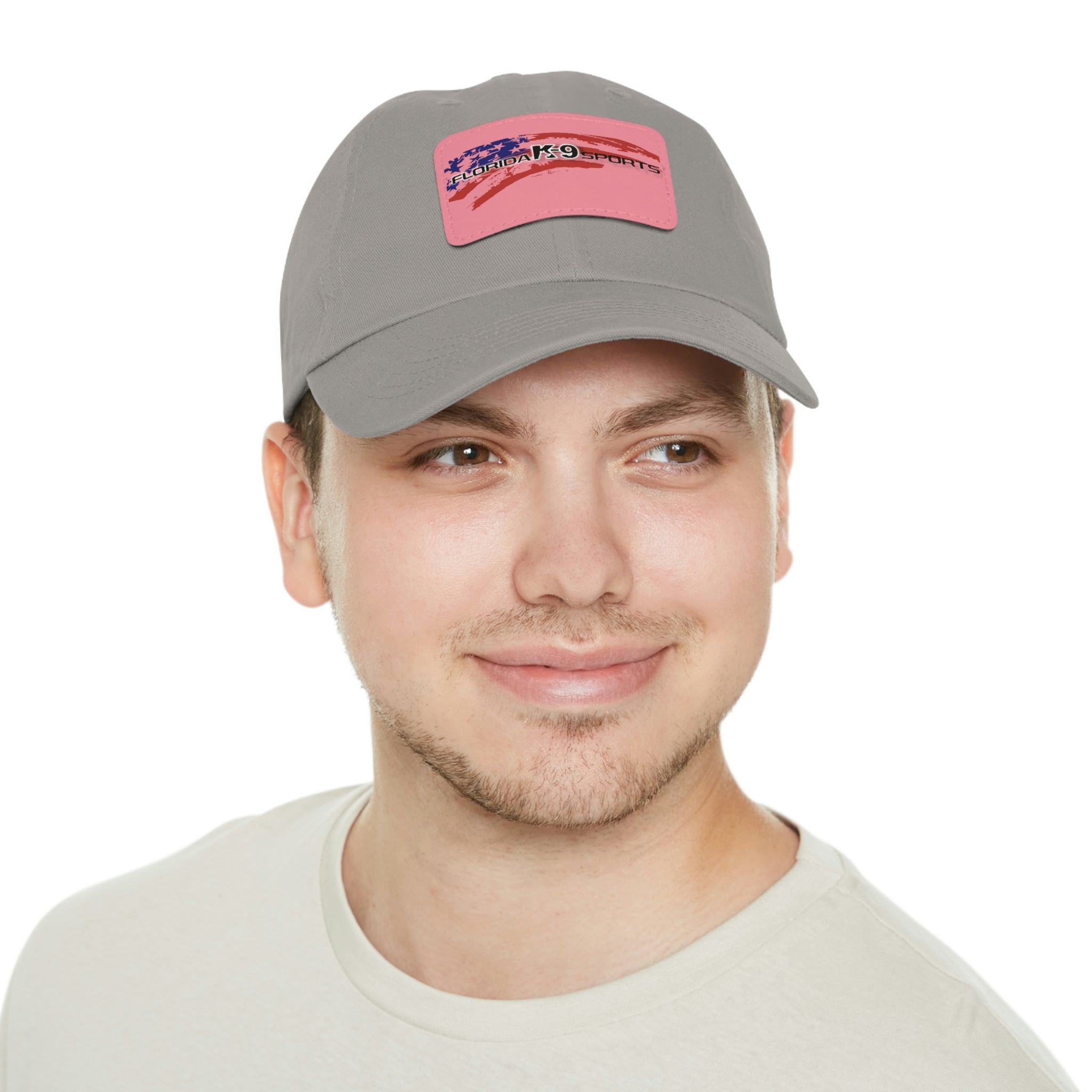 Multi Color Hat with Leather Patch (Rectangle)