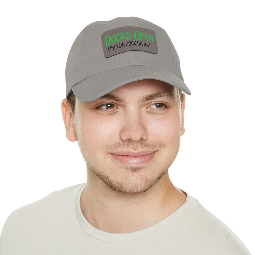 Hat with Leather Patch