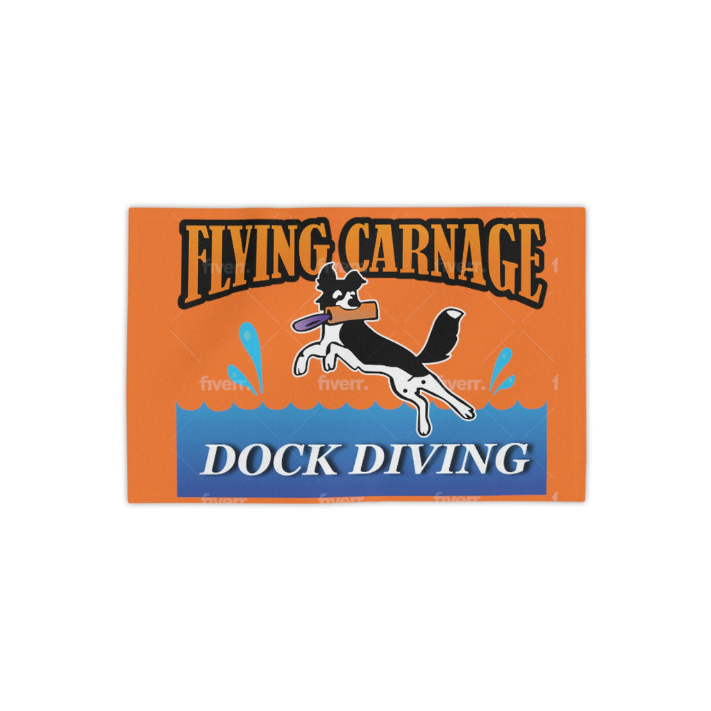 Orange Beach Towel