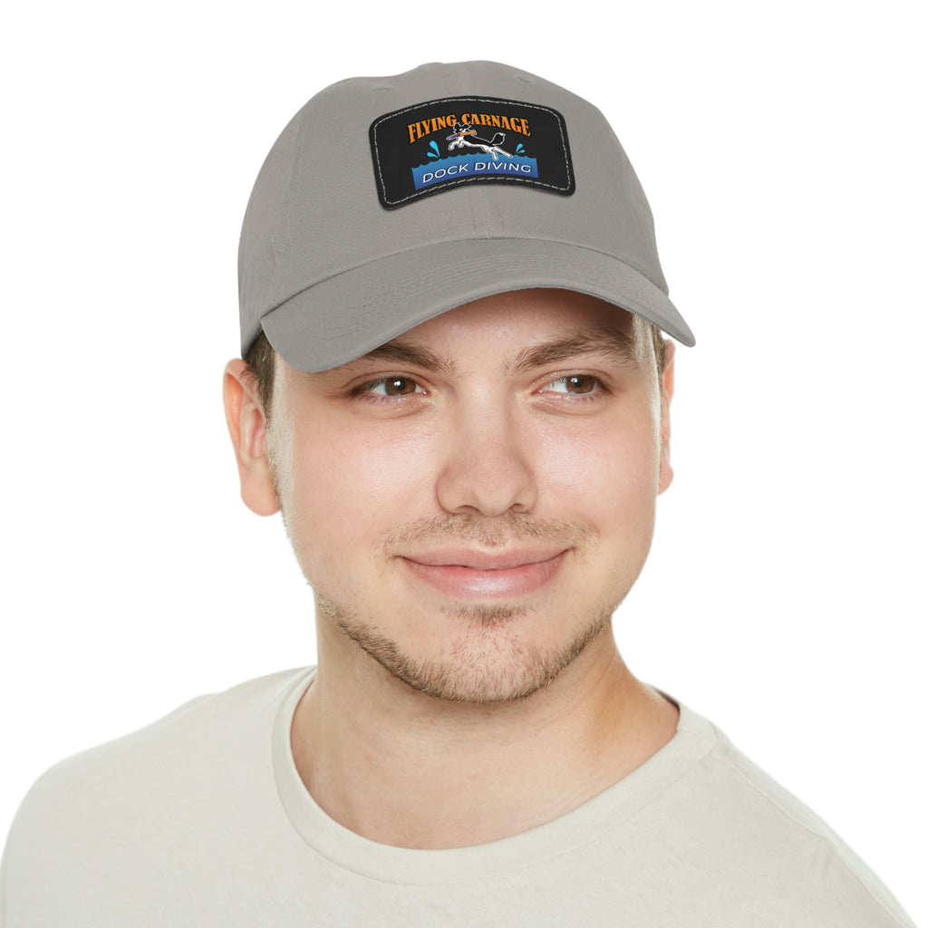 Multi Color Leather Patch Hat
