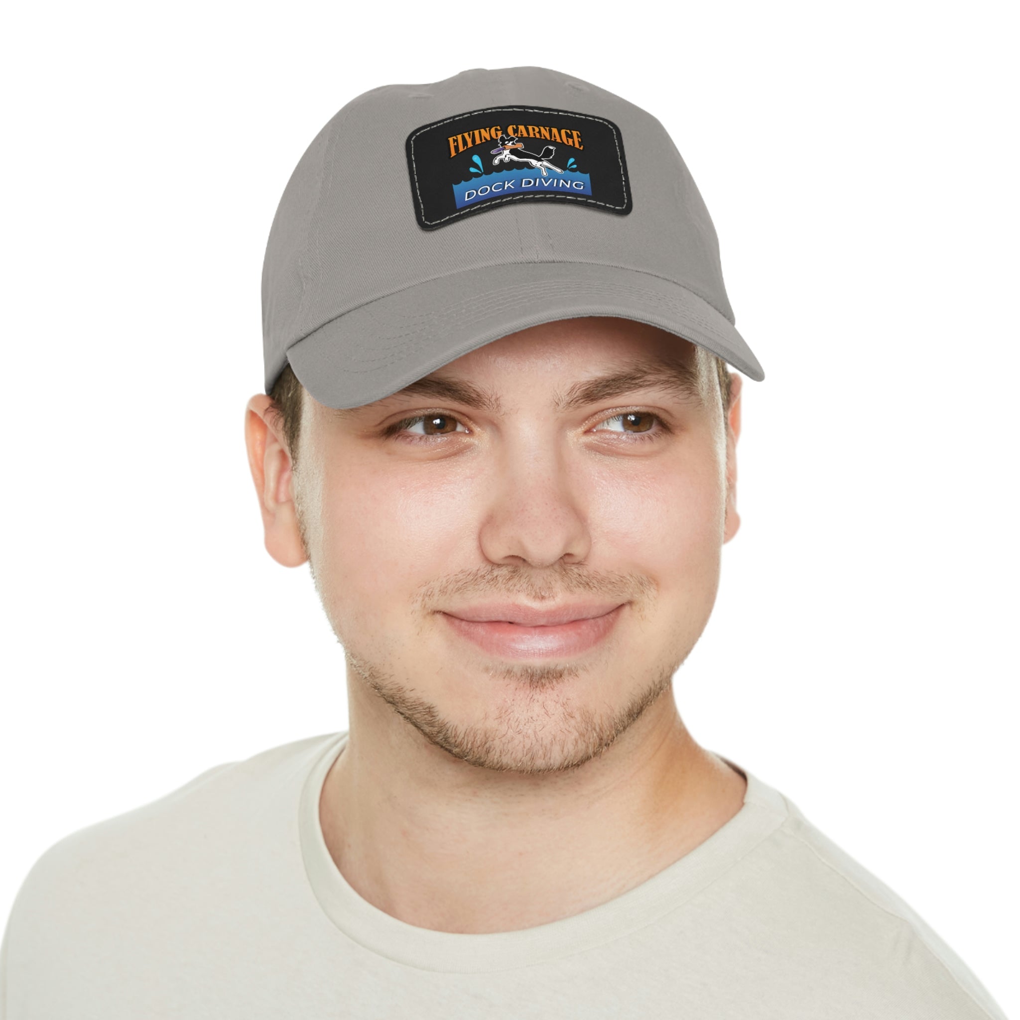 Multi Color Leather Patch Hat