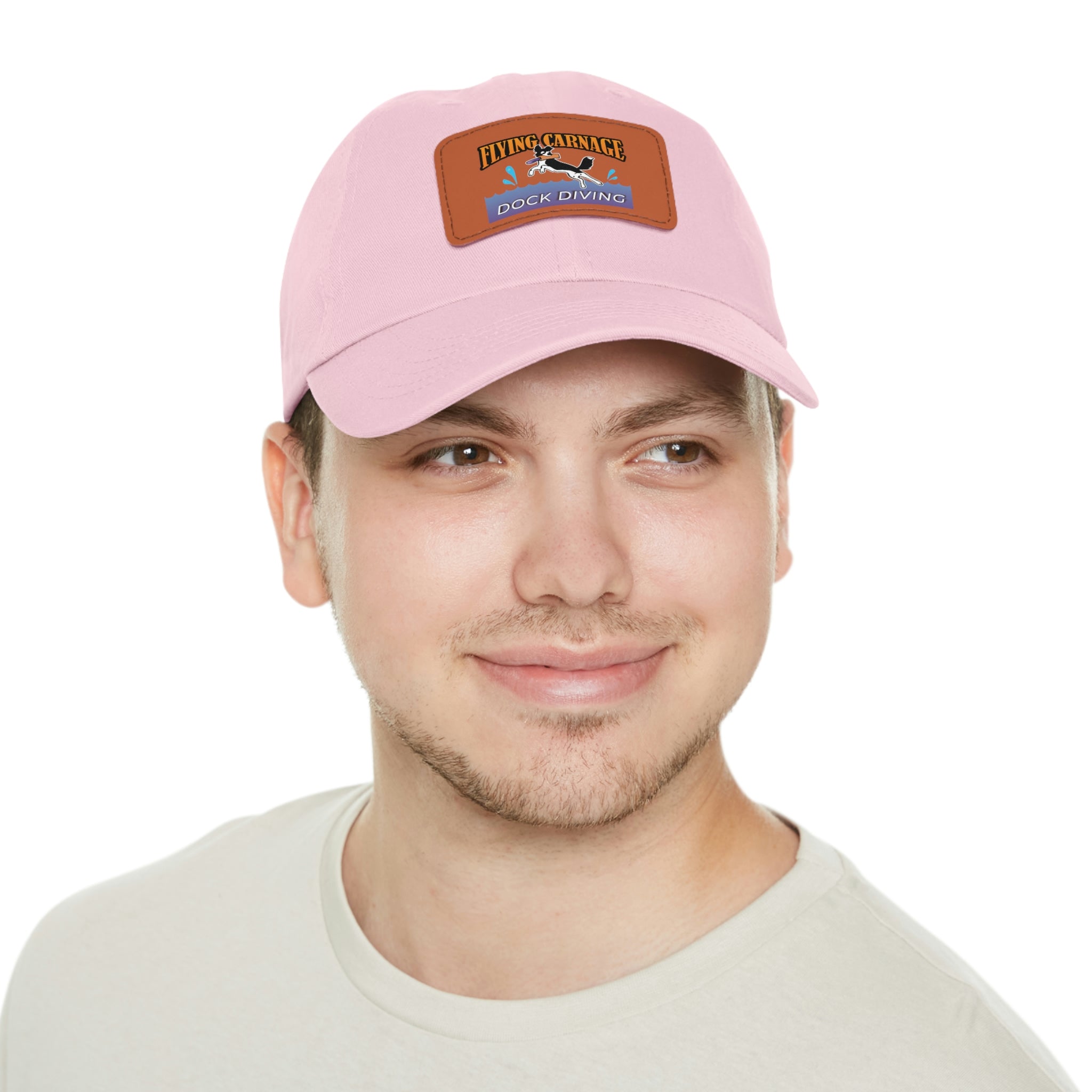 Multi Color Leather Patch Hat