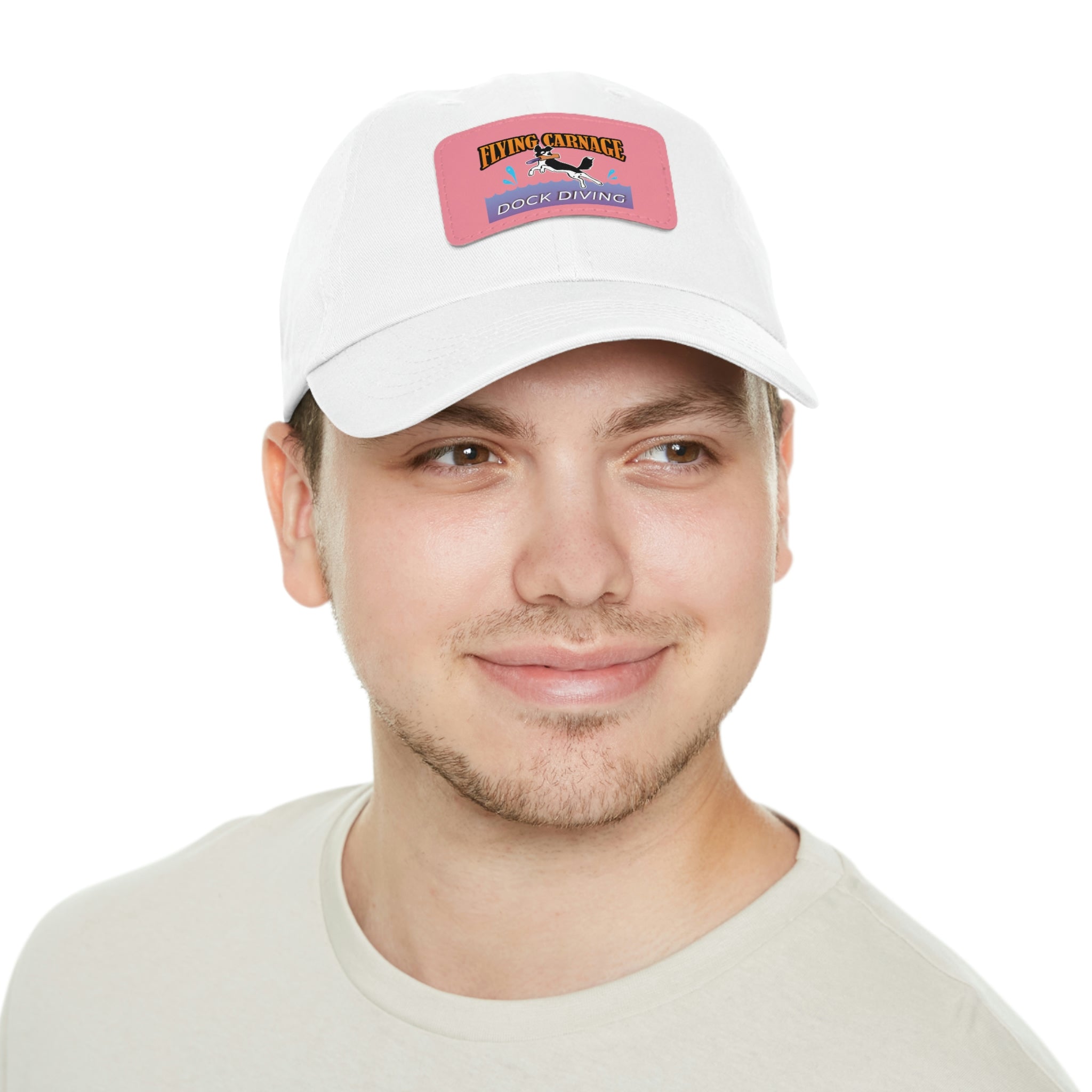 Multi Color Leather Patch Hat