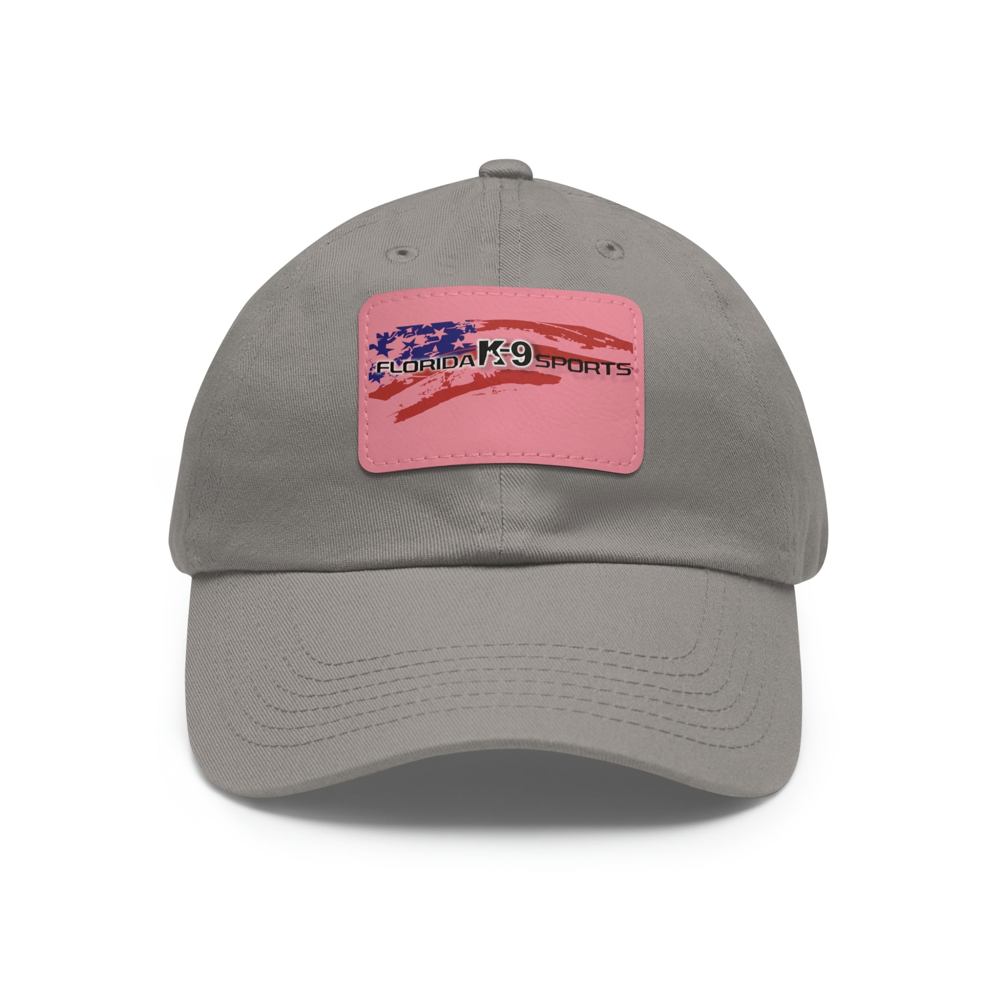 Multi Color Hat with Leather Patch (Rectangle)