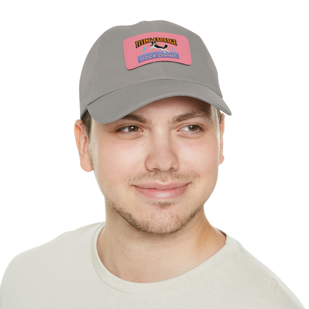 Multi Color Leather Patch Hat