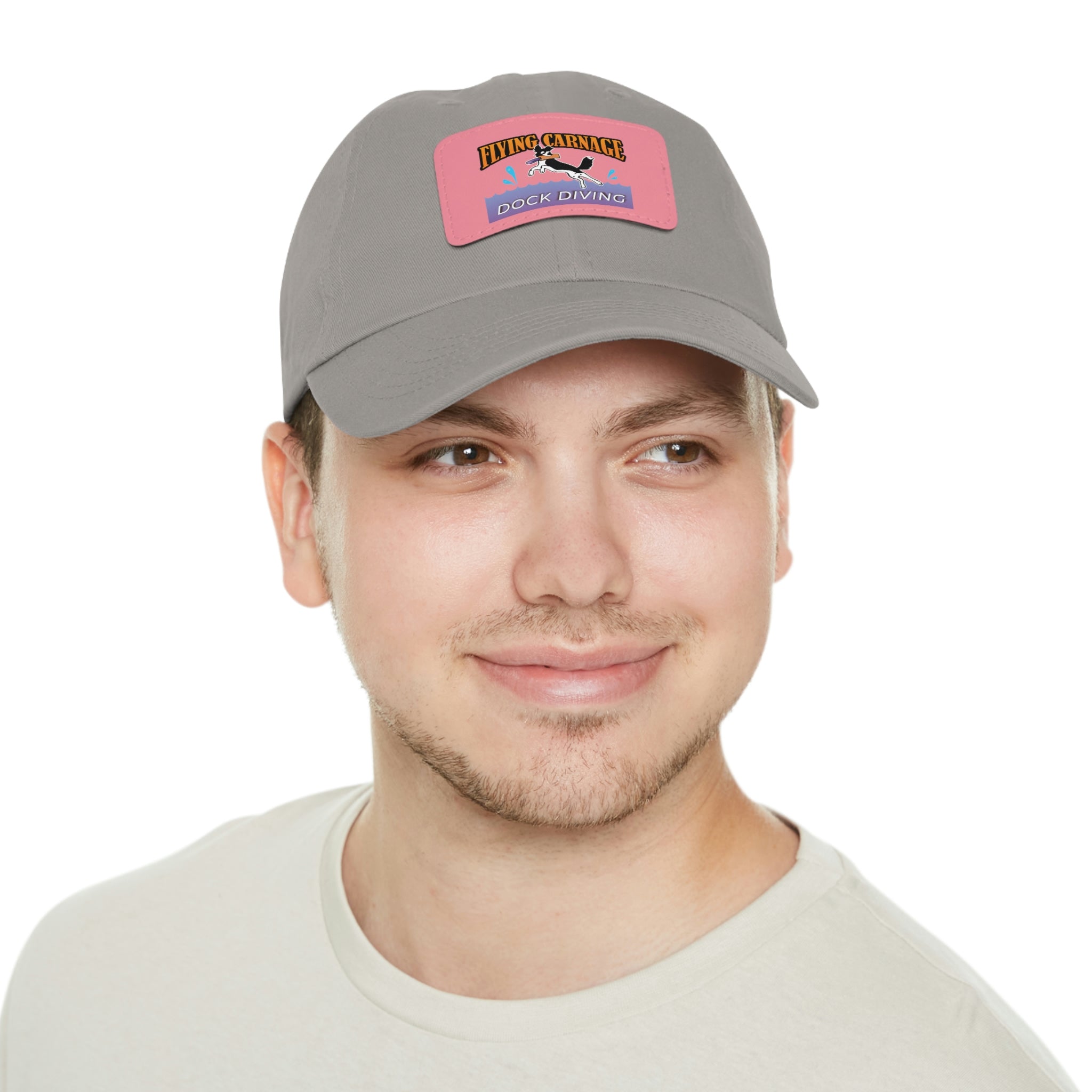Multi Color Leather Patch Hat