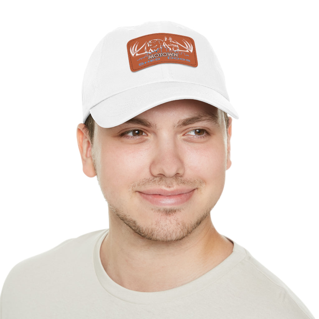 MoTown Multi Color hat with Leather Patch (Rectangle)