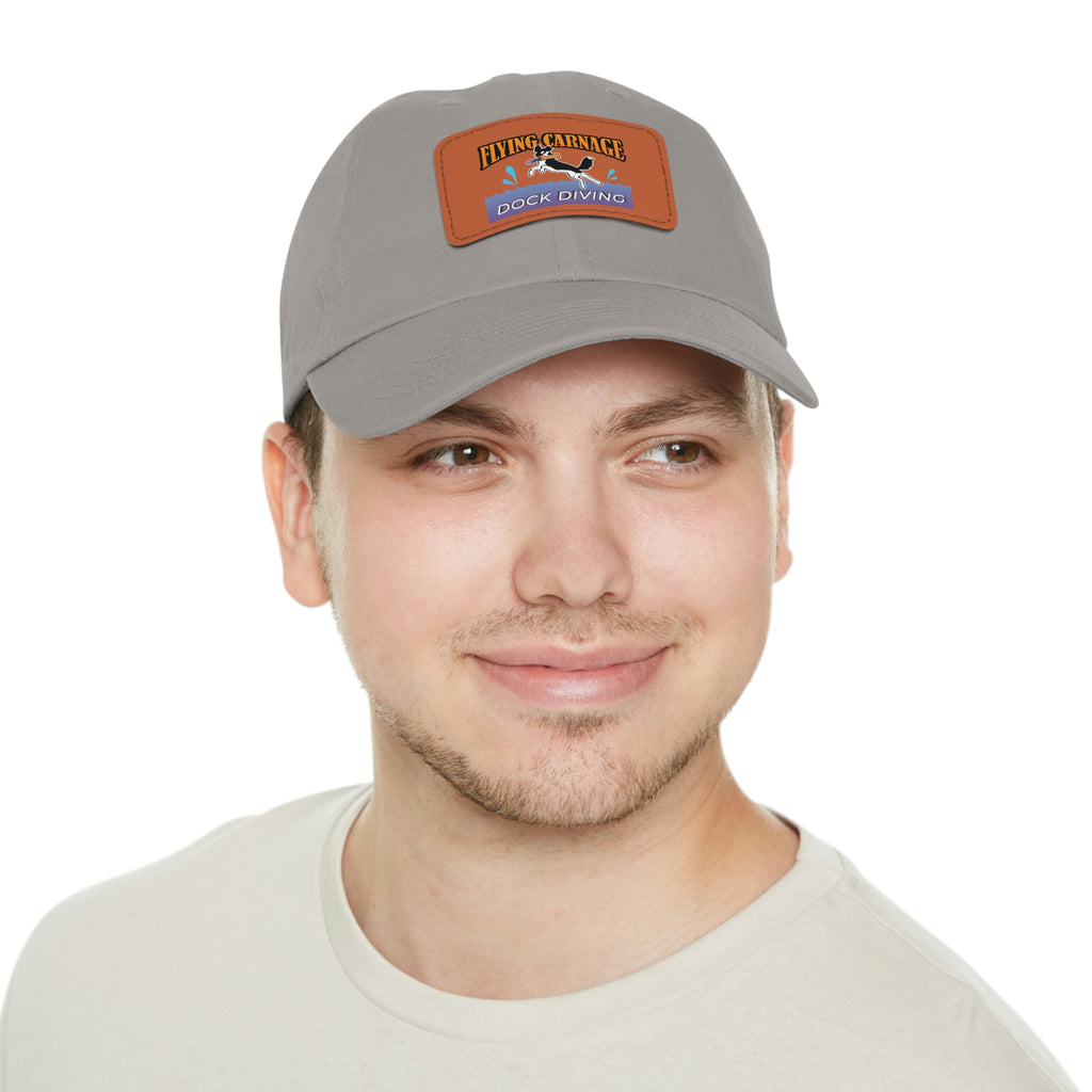 Multi Color Leather Patch Hat