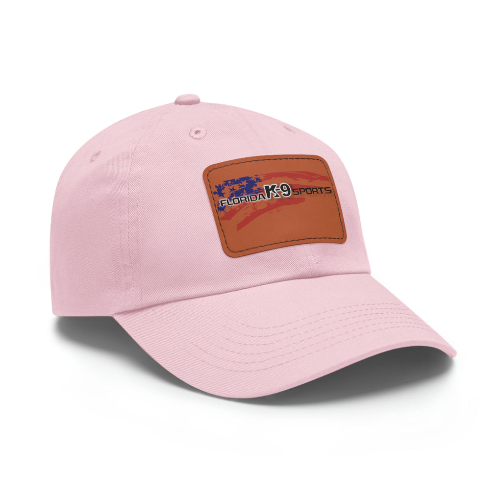 Multi Color Hat with Leather Patch (Rectangle)
