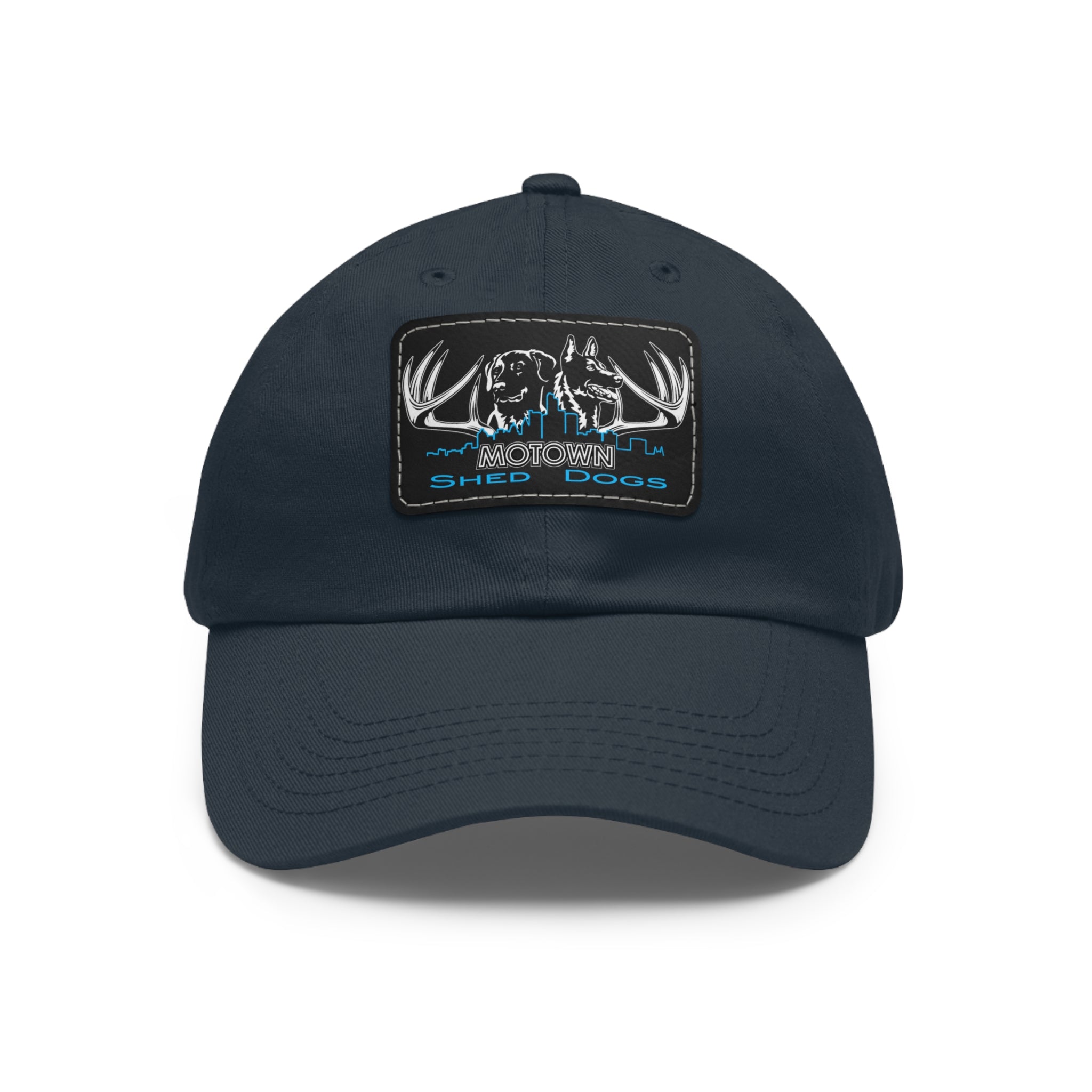 MoTown Multi Color hat with Leather Patch (Rectangle)