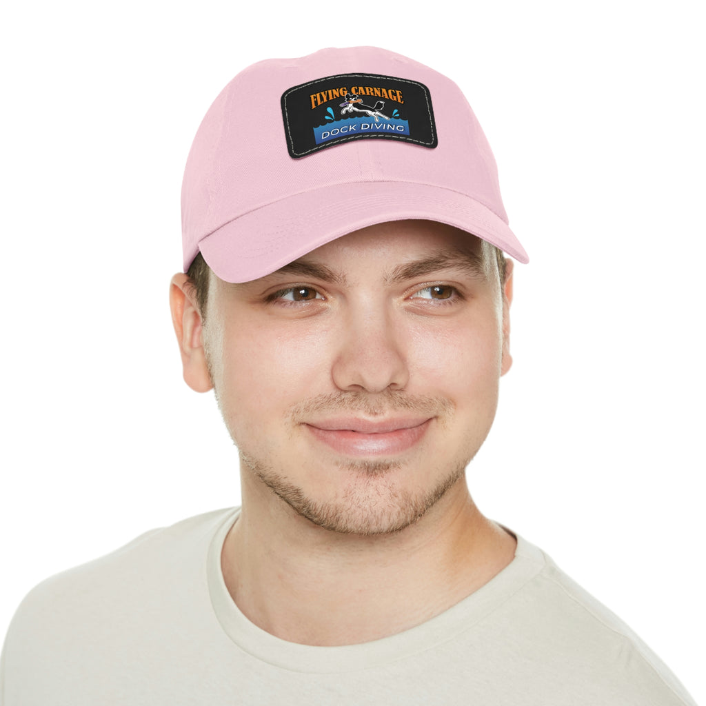 Multi Color Leather Patch Hat