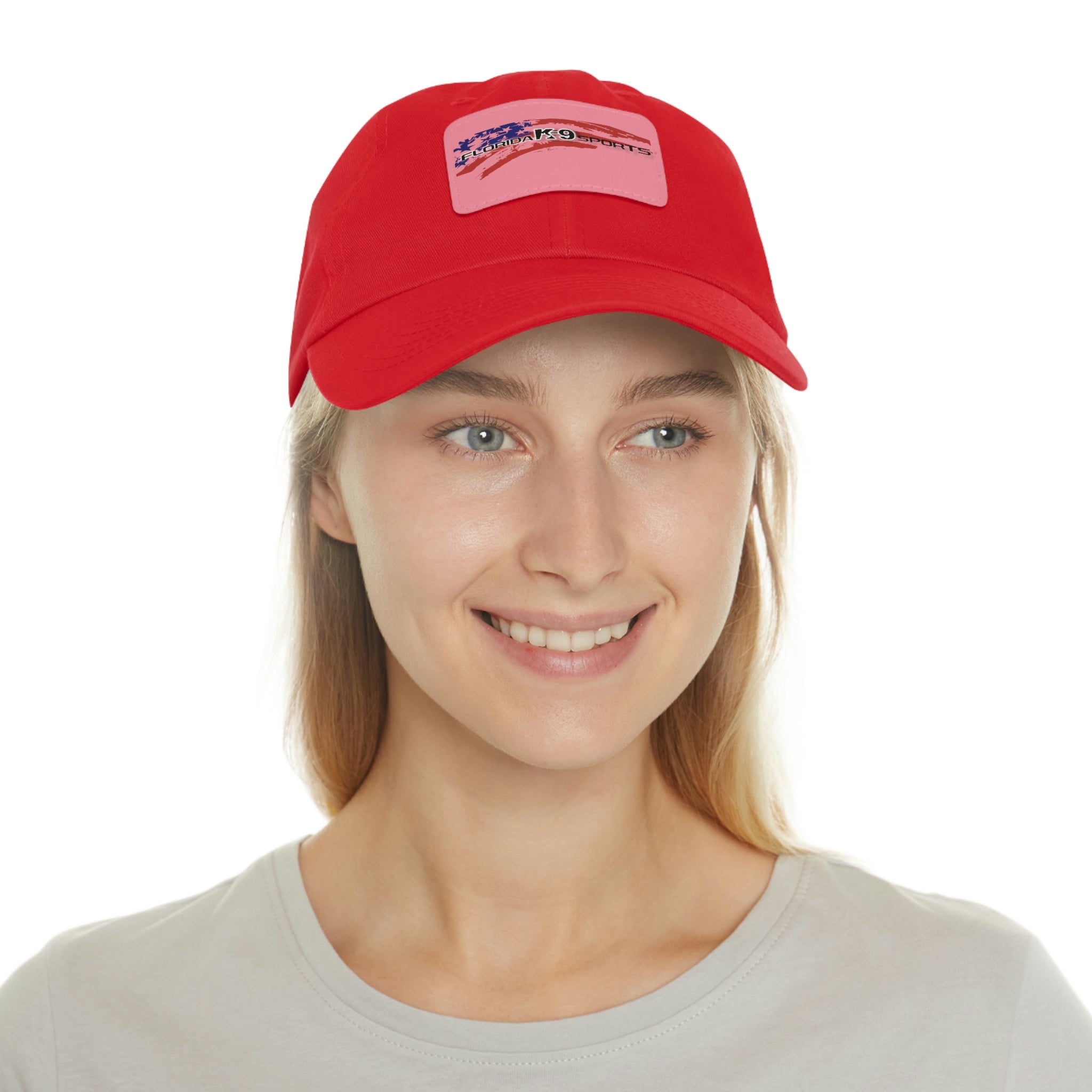 Multi Color Hat with Leather Patch (Rectangle)