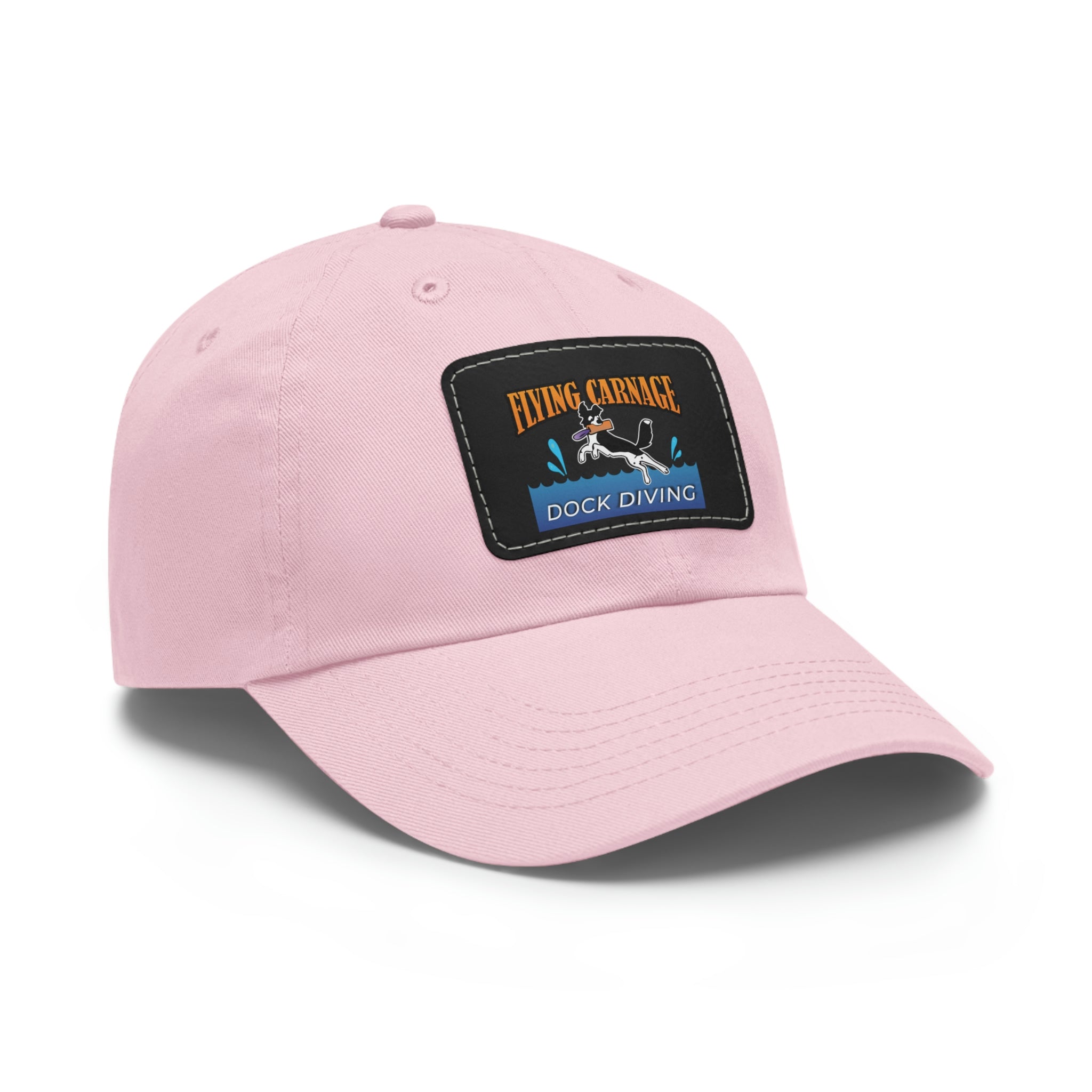 Multi Color Leather Patch Hat