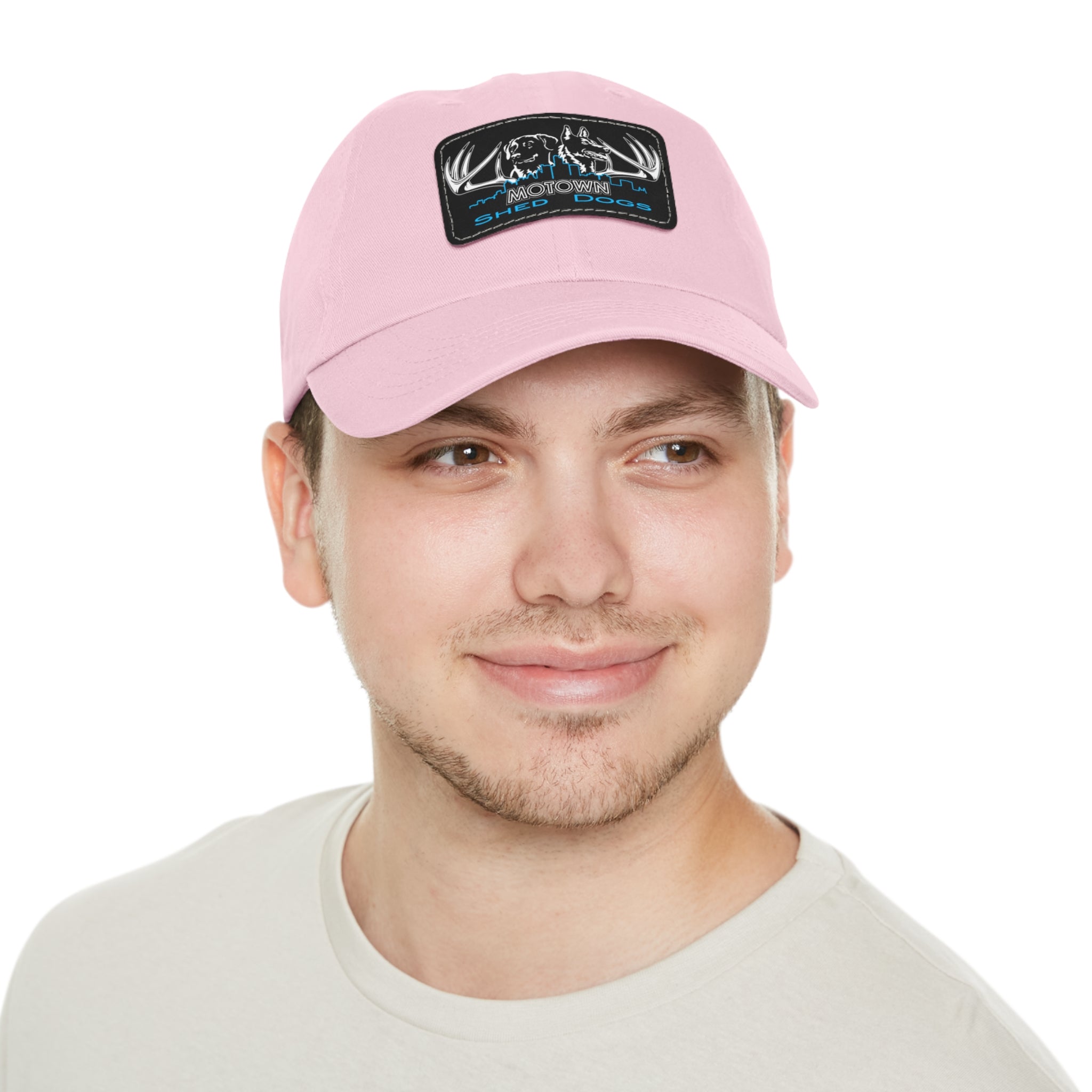 MoTown Multi Color hat with Leather Patch (Rectangle)