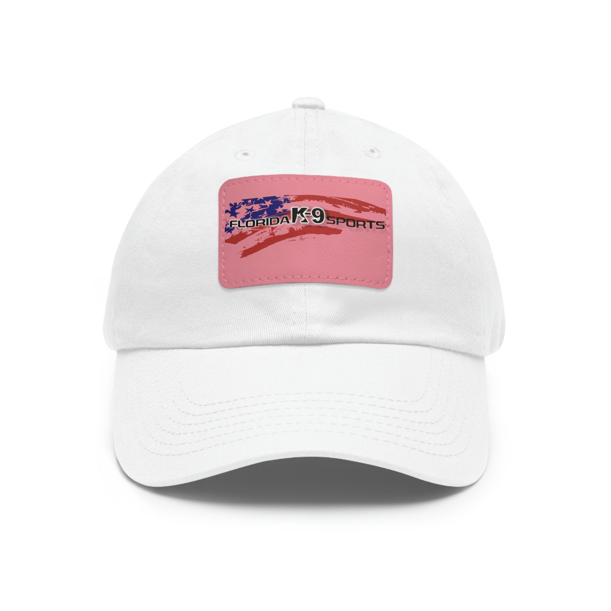Multi Color Hat with Leather Patch (Rectangle)