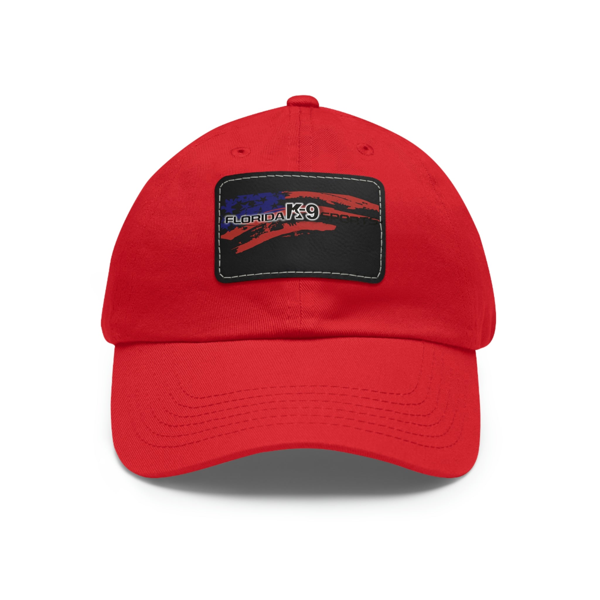 Multi Color Hat with Leather Patch (Rectangle)