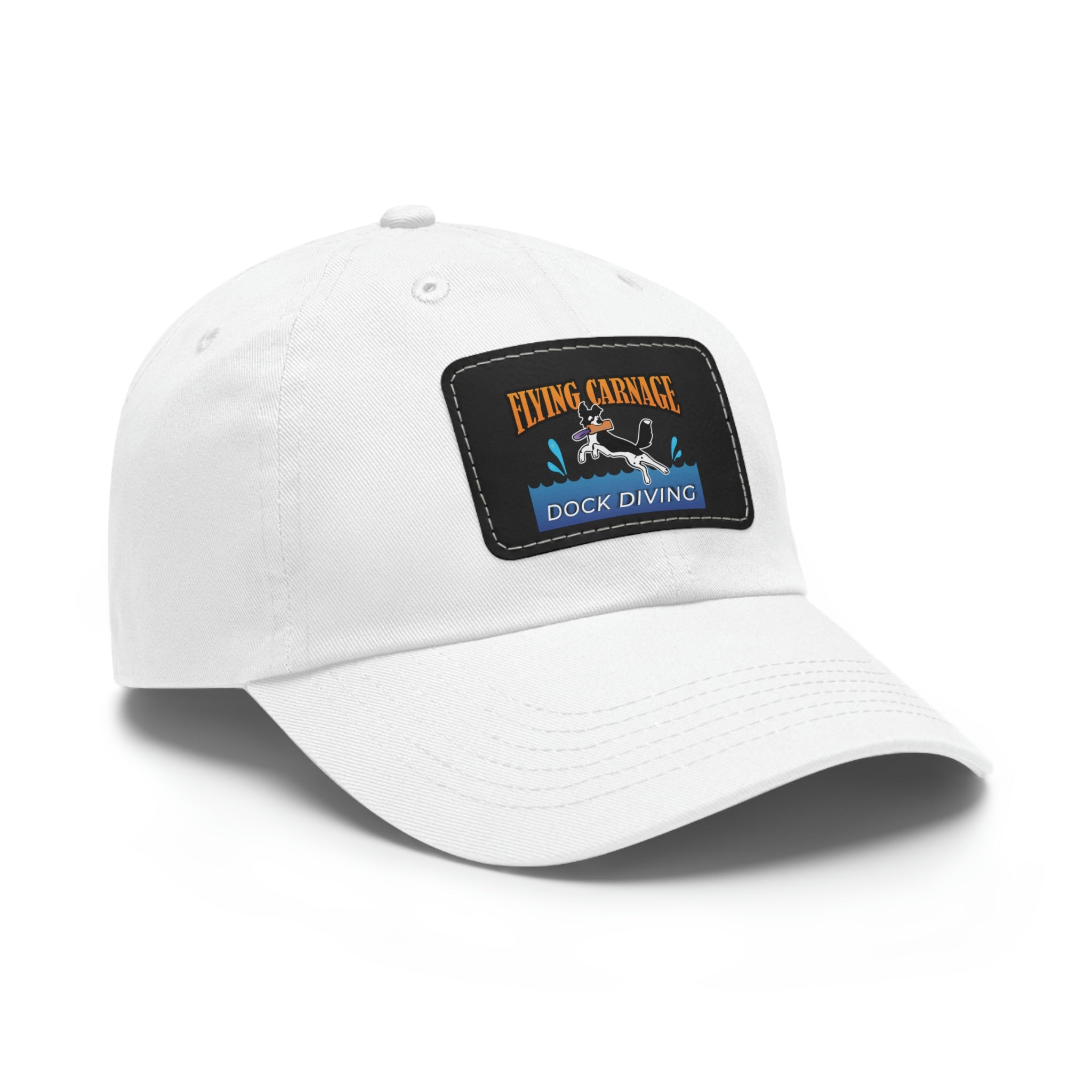 Multi Color Leather Patch Hat