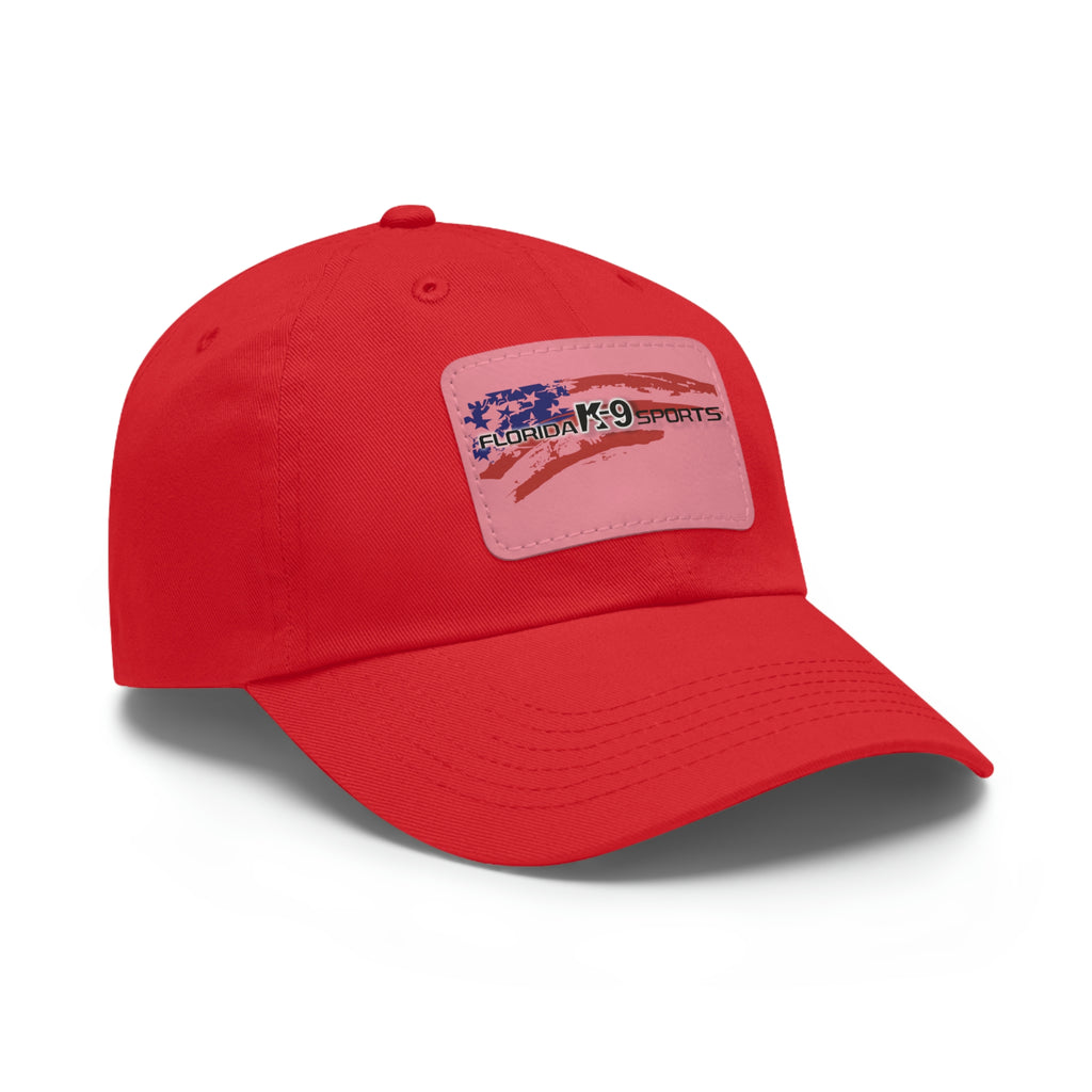 Multi Color Hat with Leather Patch (Rectangle)