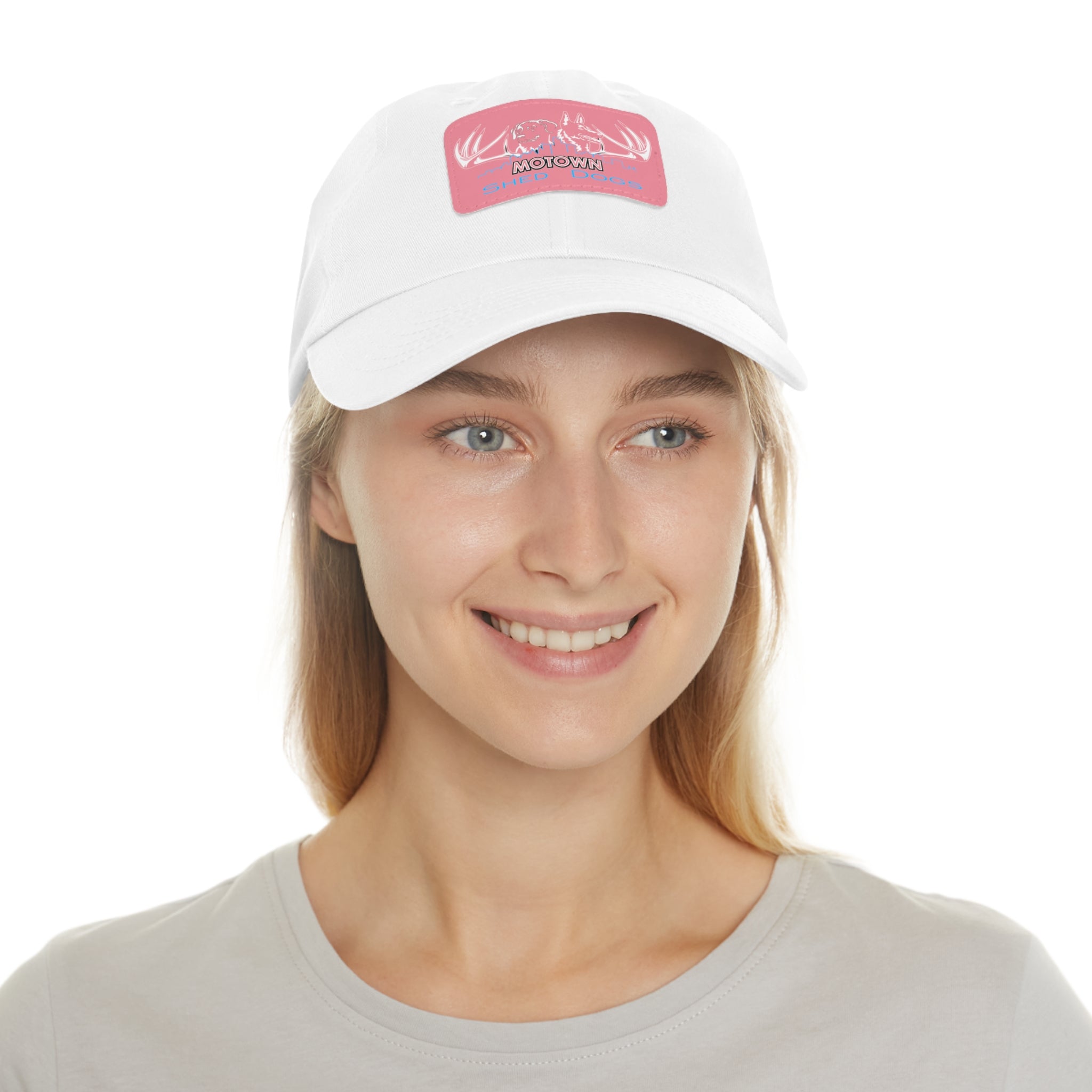 MoTown Multi Color hat with Leather Patch (Rectangle)