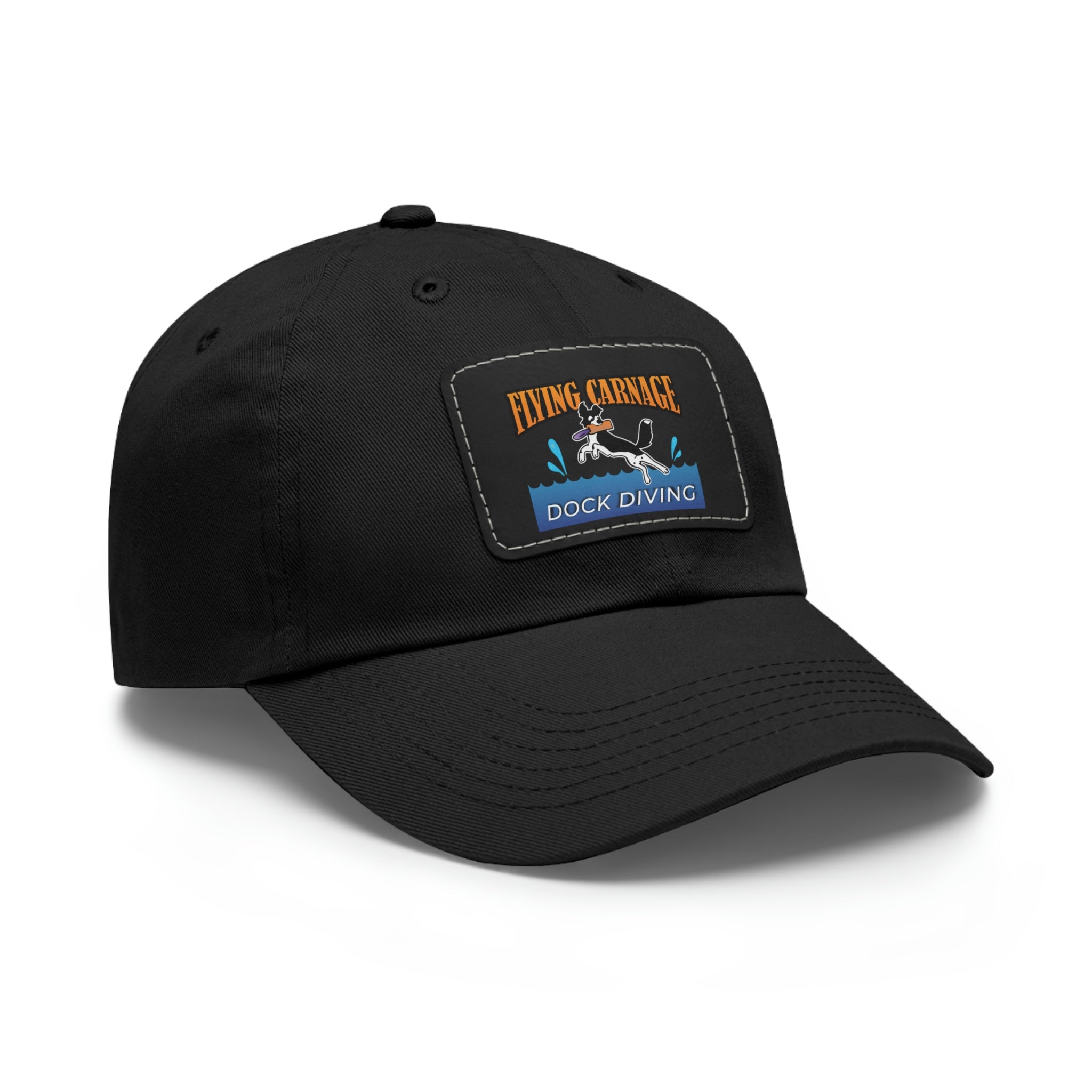 Multi Color Leather Patch Hat