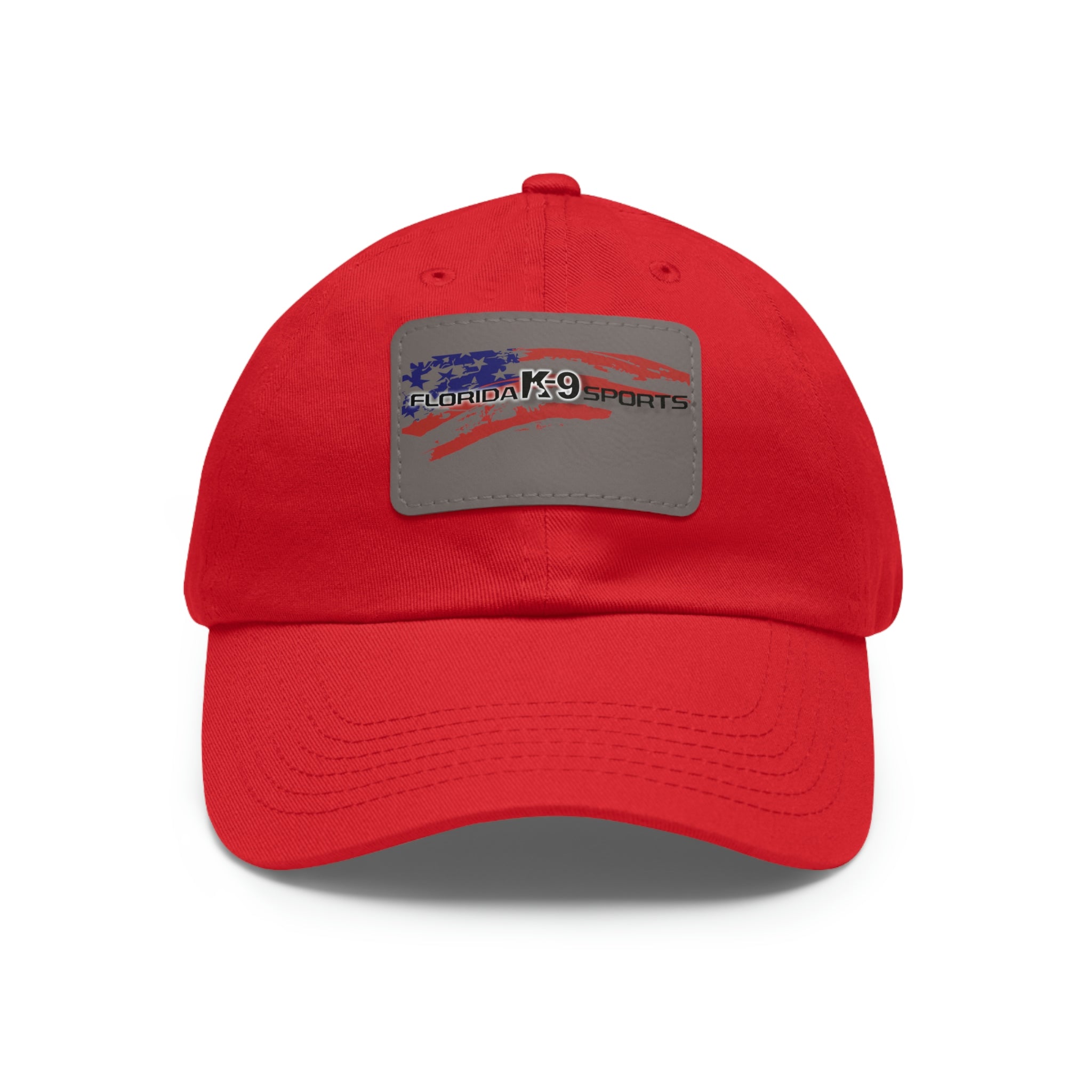 Multi Color Hat with Leather Patch (Rectangle)