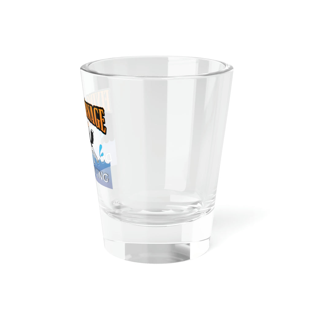 Flying Carnage Shot Glass, 1.5oz