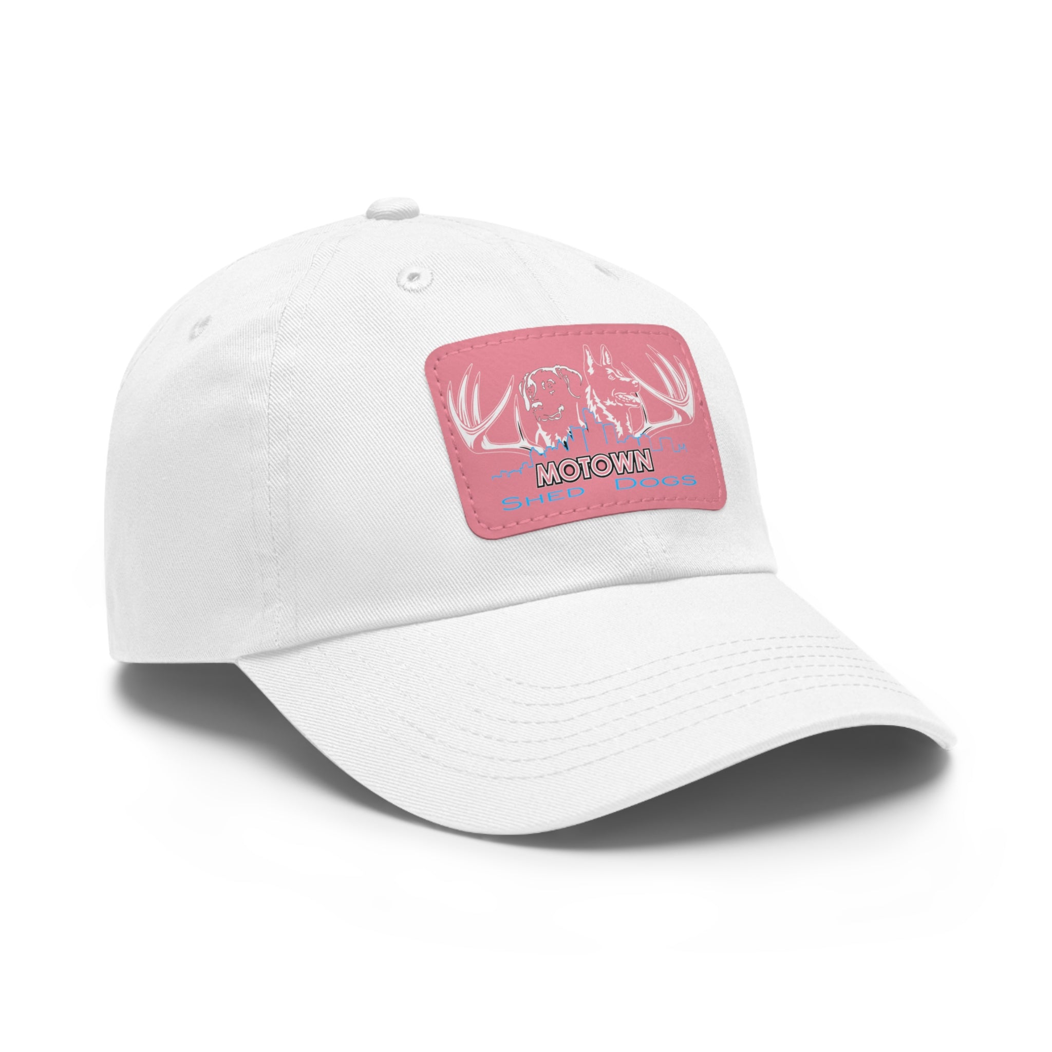 MoTown Multi Color hat with Leather Patch (Rectangle)