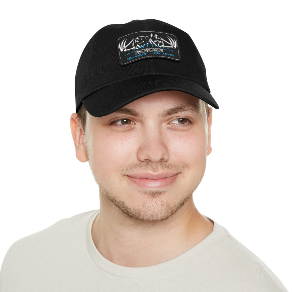 MoTown Multi Color hat with Leather Patch (Rectangle)