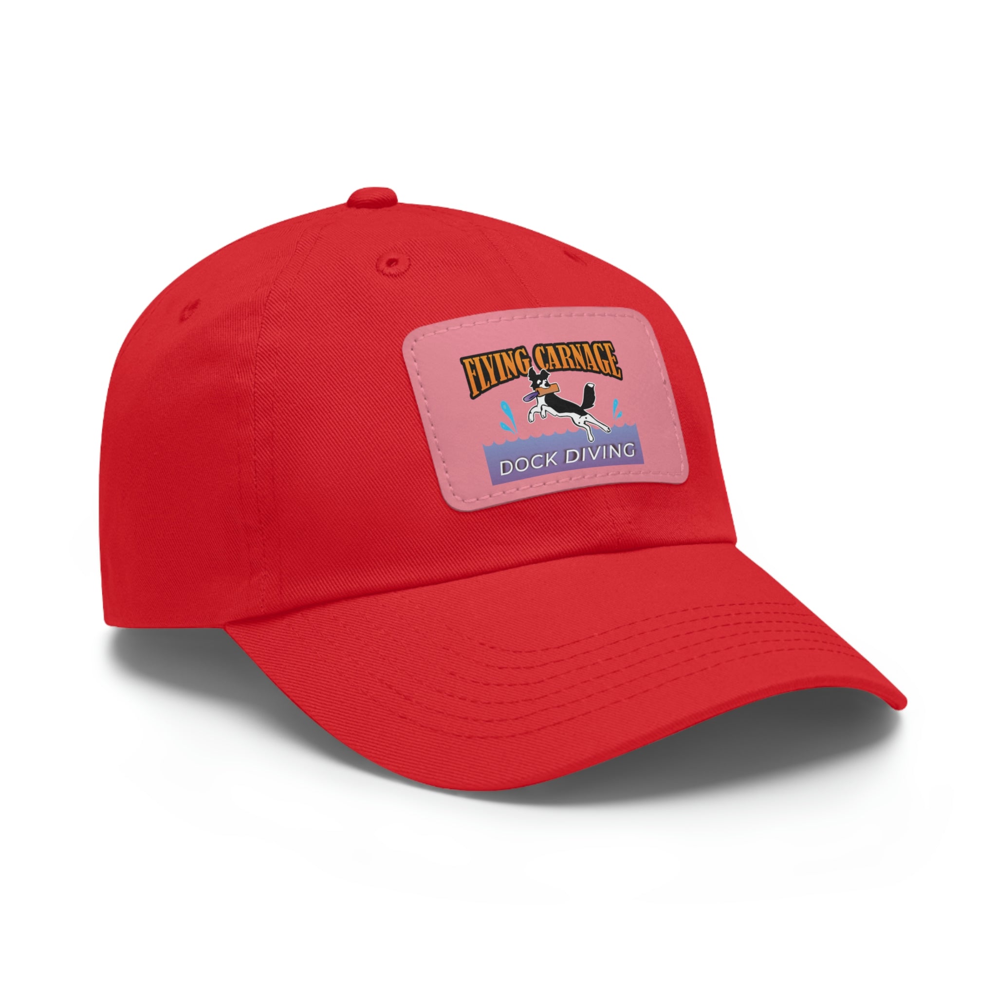 Multi Color Leather Patch Hat