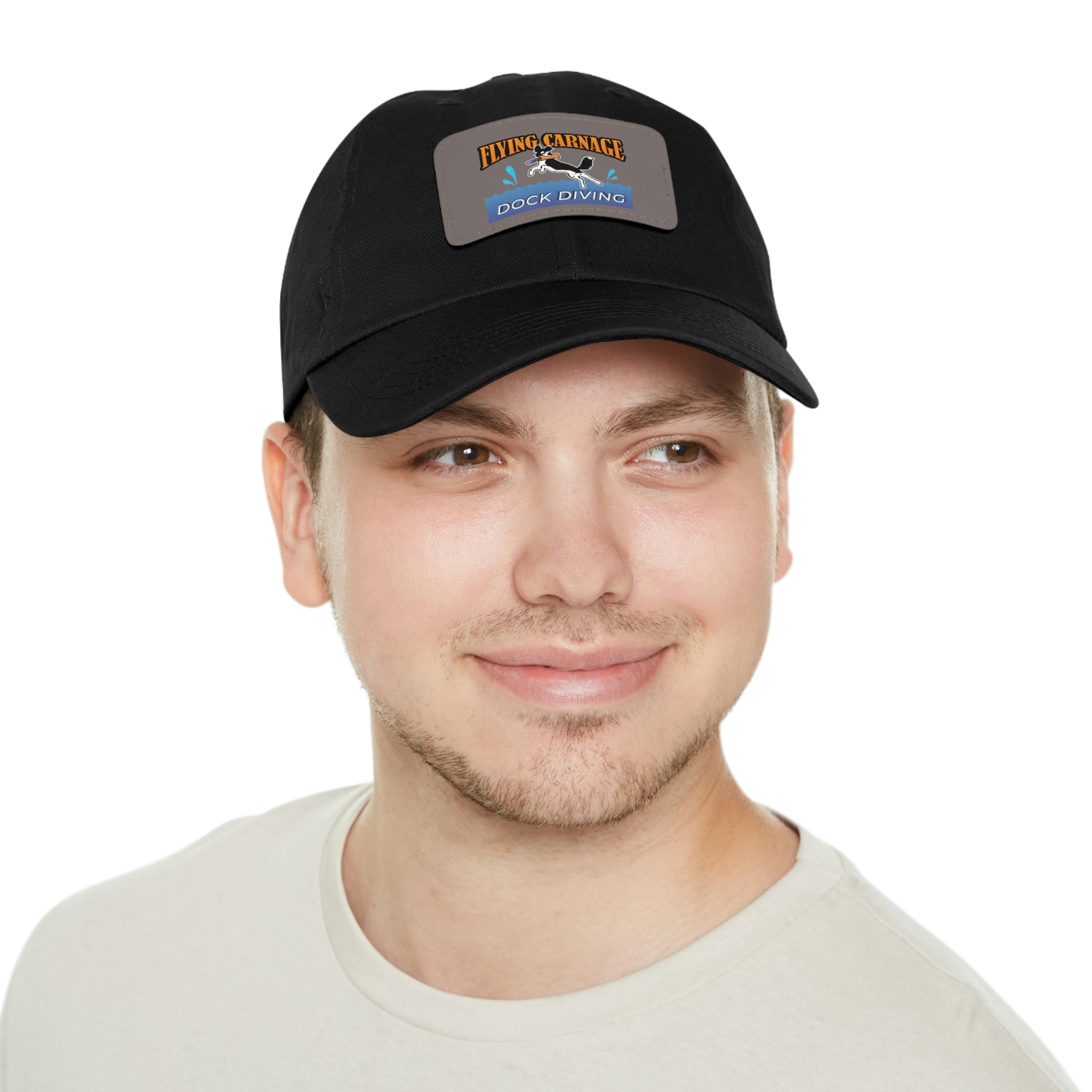 Multi Color Leather Patch Hat