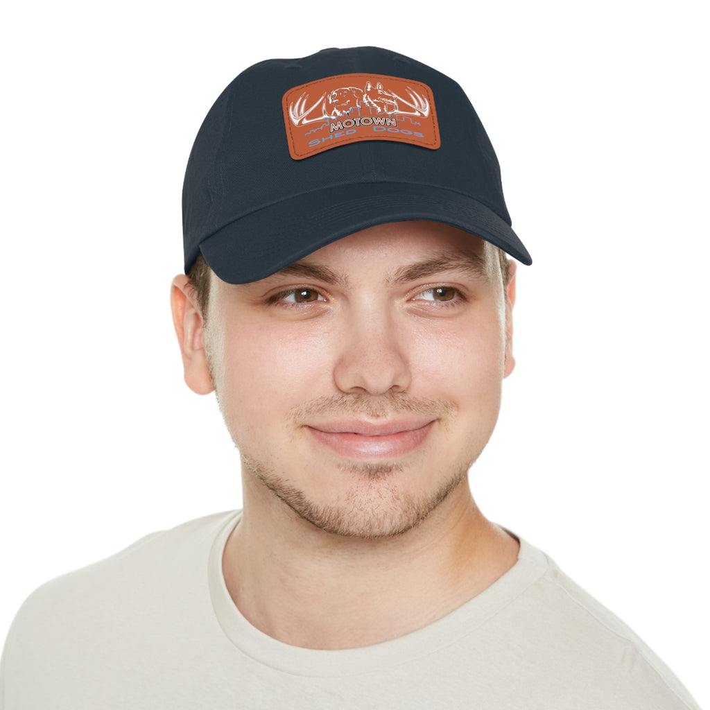 MoTown Multi Color hat with Leather Patch (Rectangle)