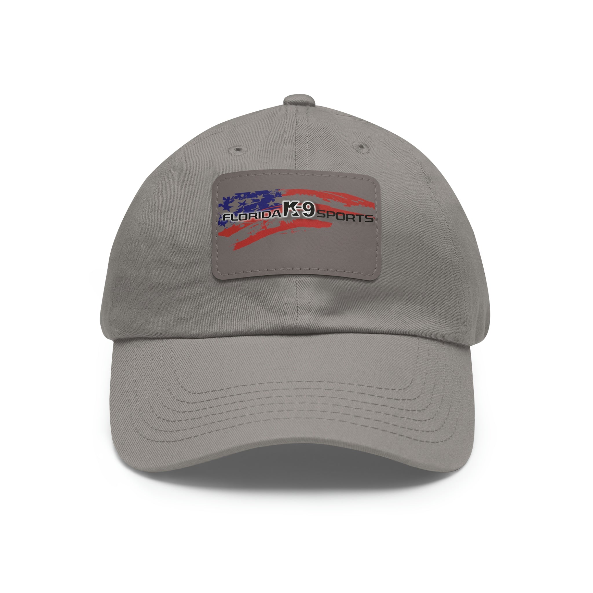 Multi Color Hat with Leather Patch (Rectangle)
