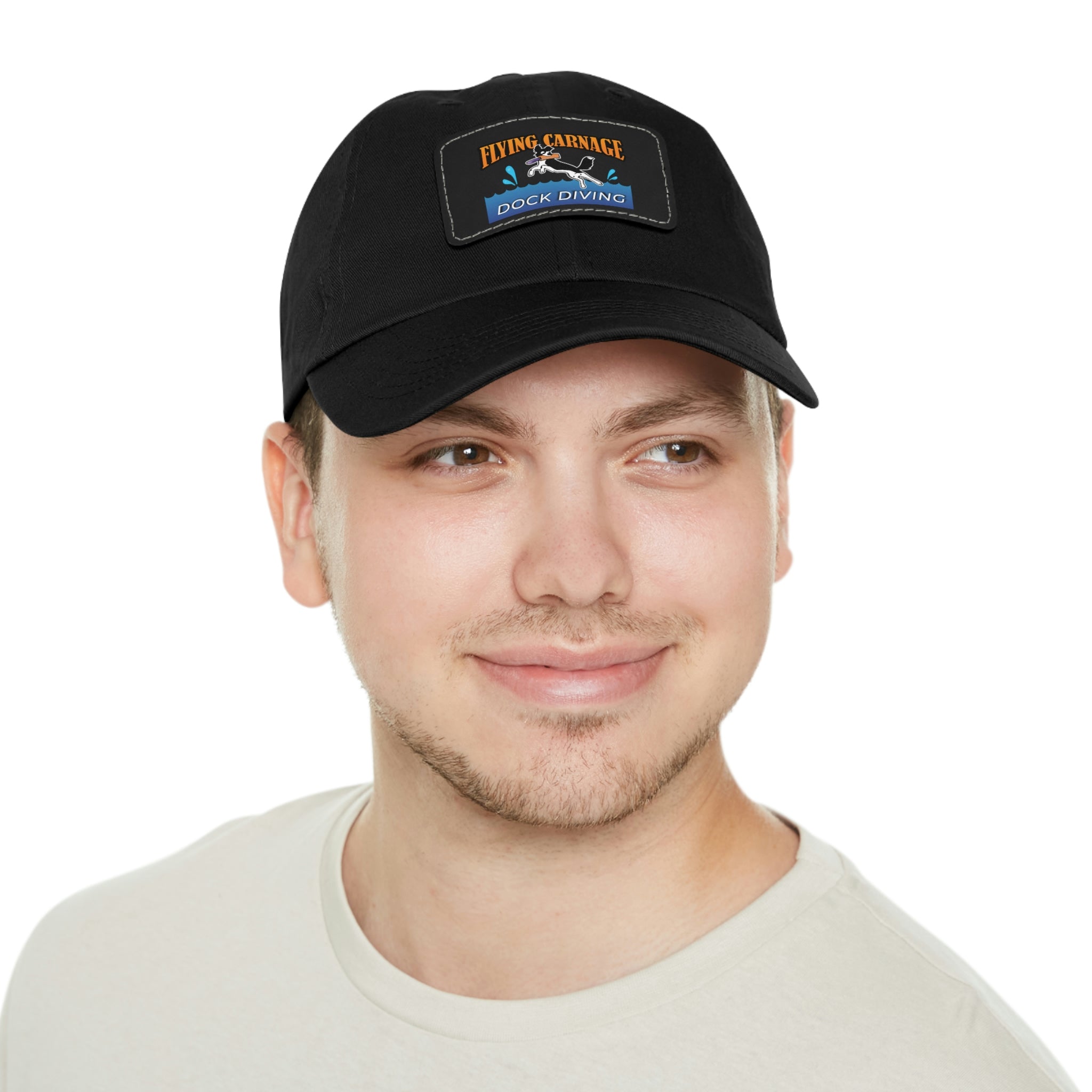 Multi Color Leather Patch Hat