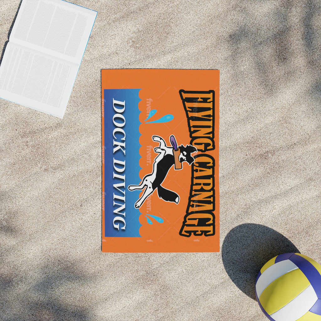 Orange Beach Towel