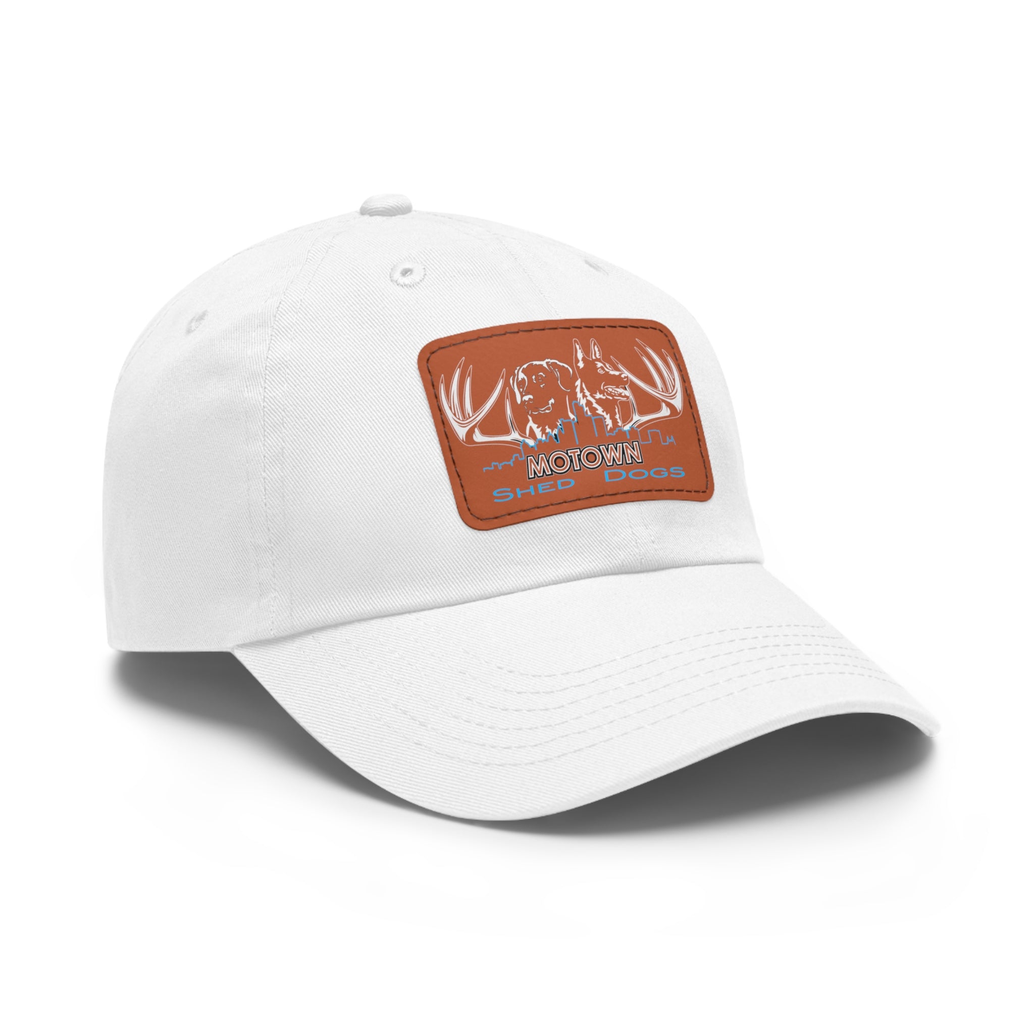 MoTown Multi Color hat with Leather Patch (Rectangle)