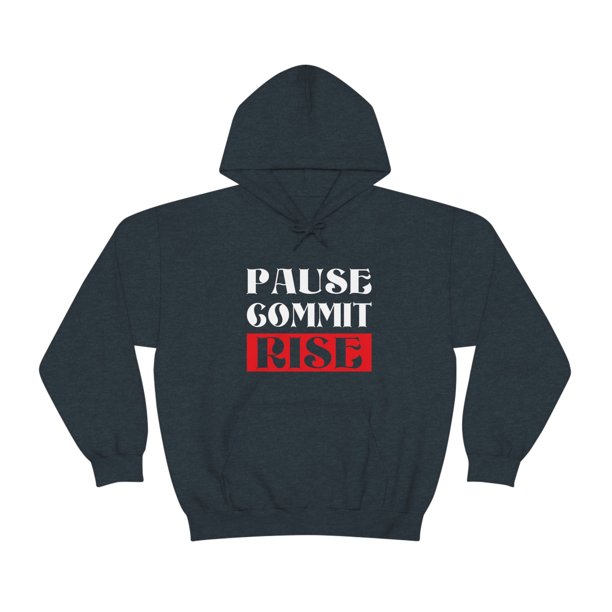 Pause Commit Rise Official Advanced Performance Unisex Heavy Blend™ Hooded Sweatshirt