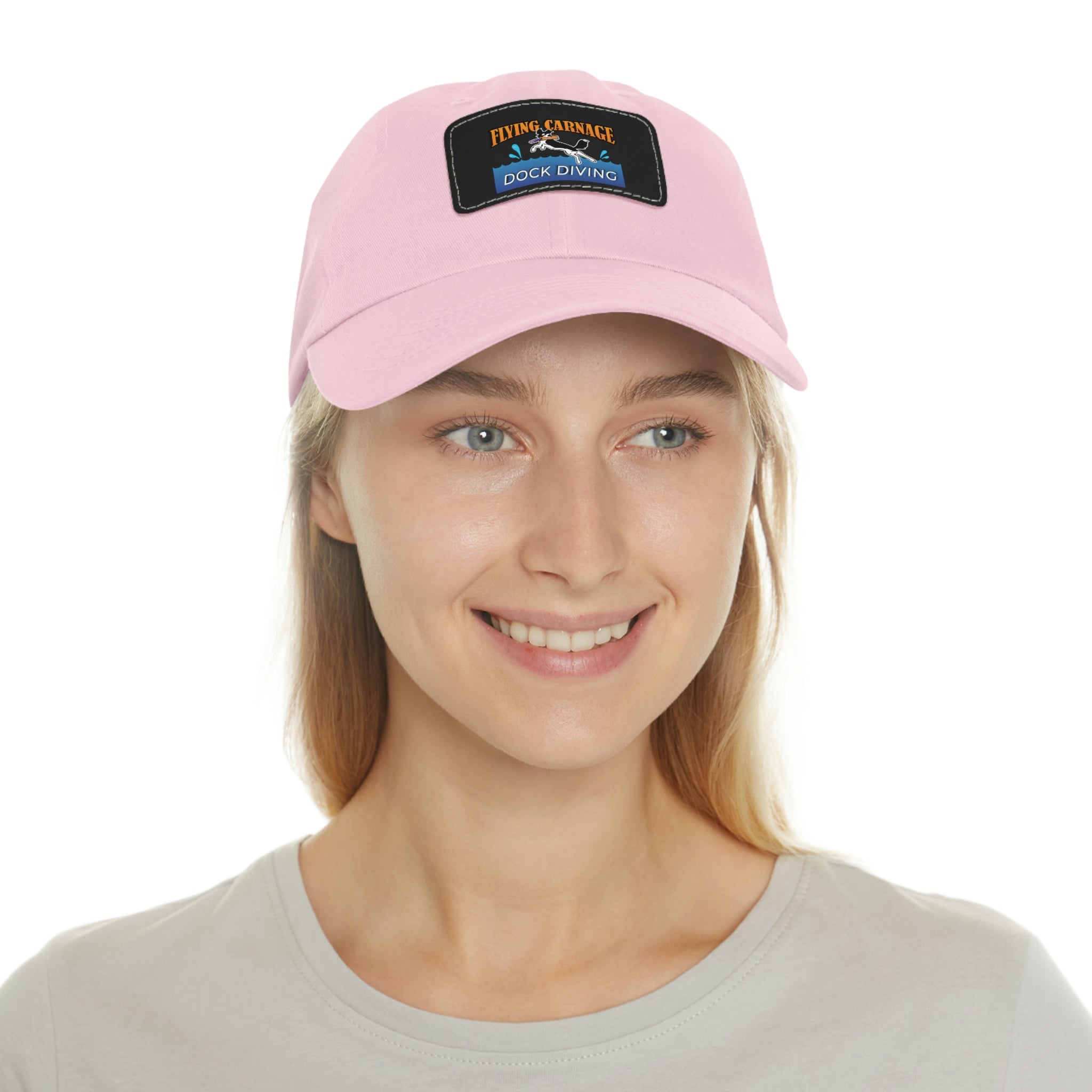 Multi Color Leather Patch Hat