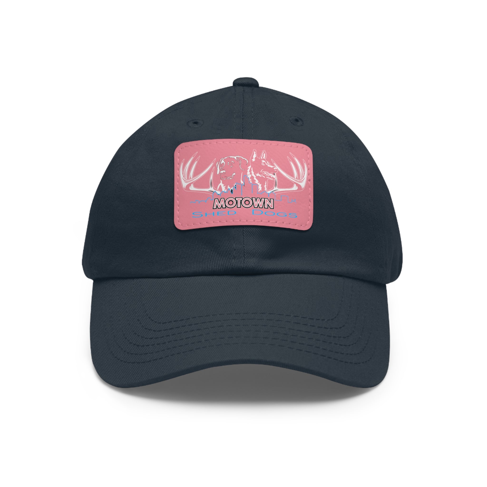 MoTown Multi Color hat with Leather Patch (Rectangle)