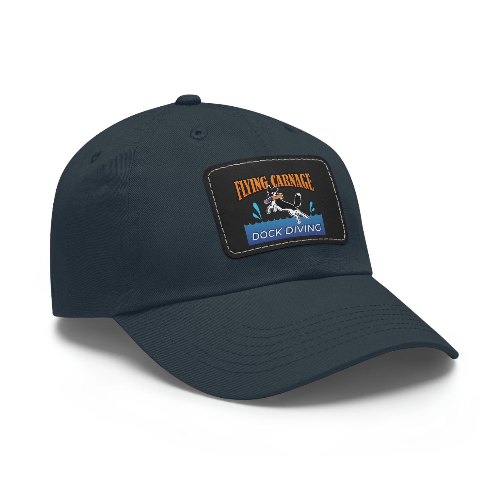Multi Color Leather Patch Hat