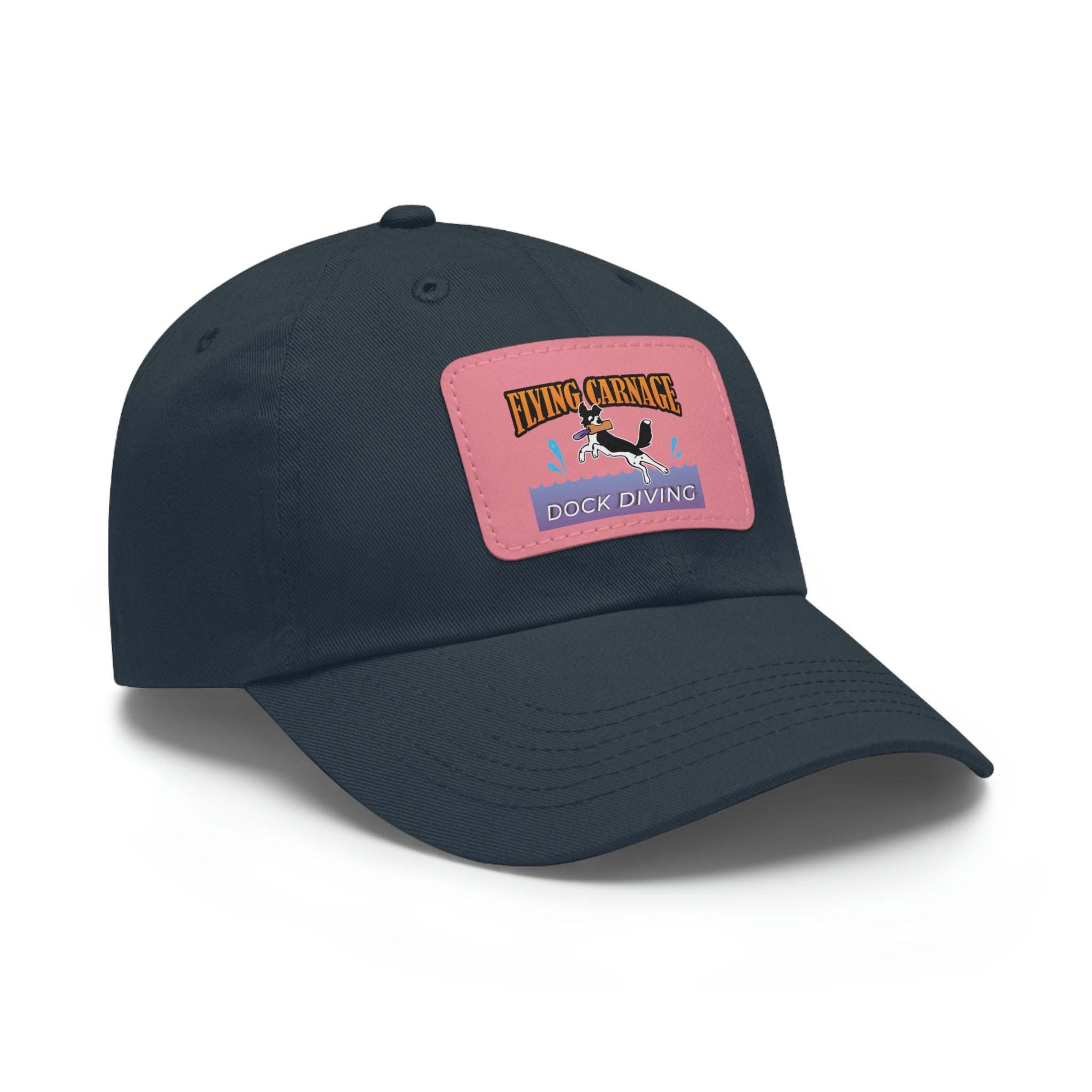 Multi Color Leather Patch Hat