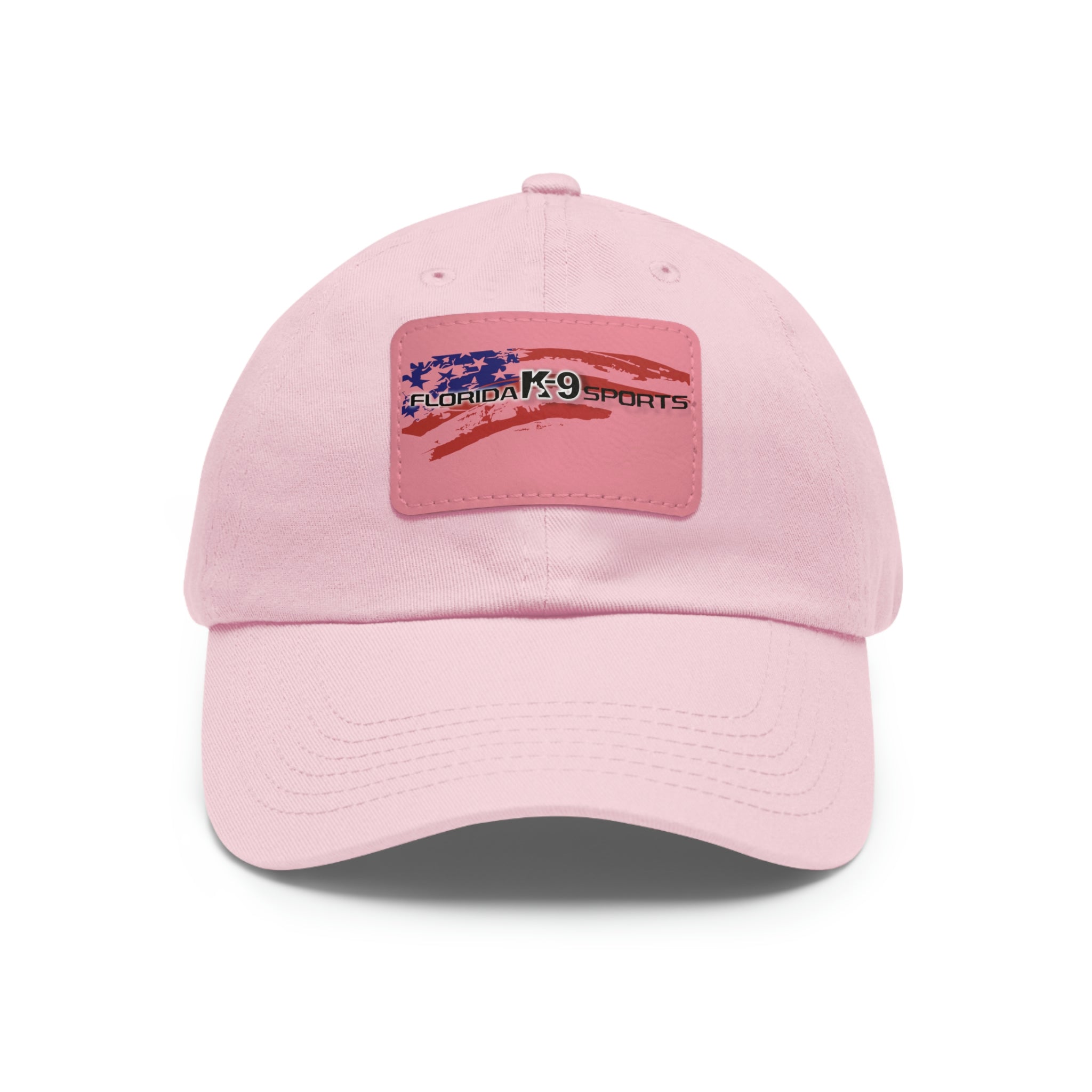 Multi Color Hat with Leather Patch (Rectangle)