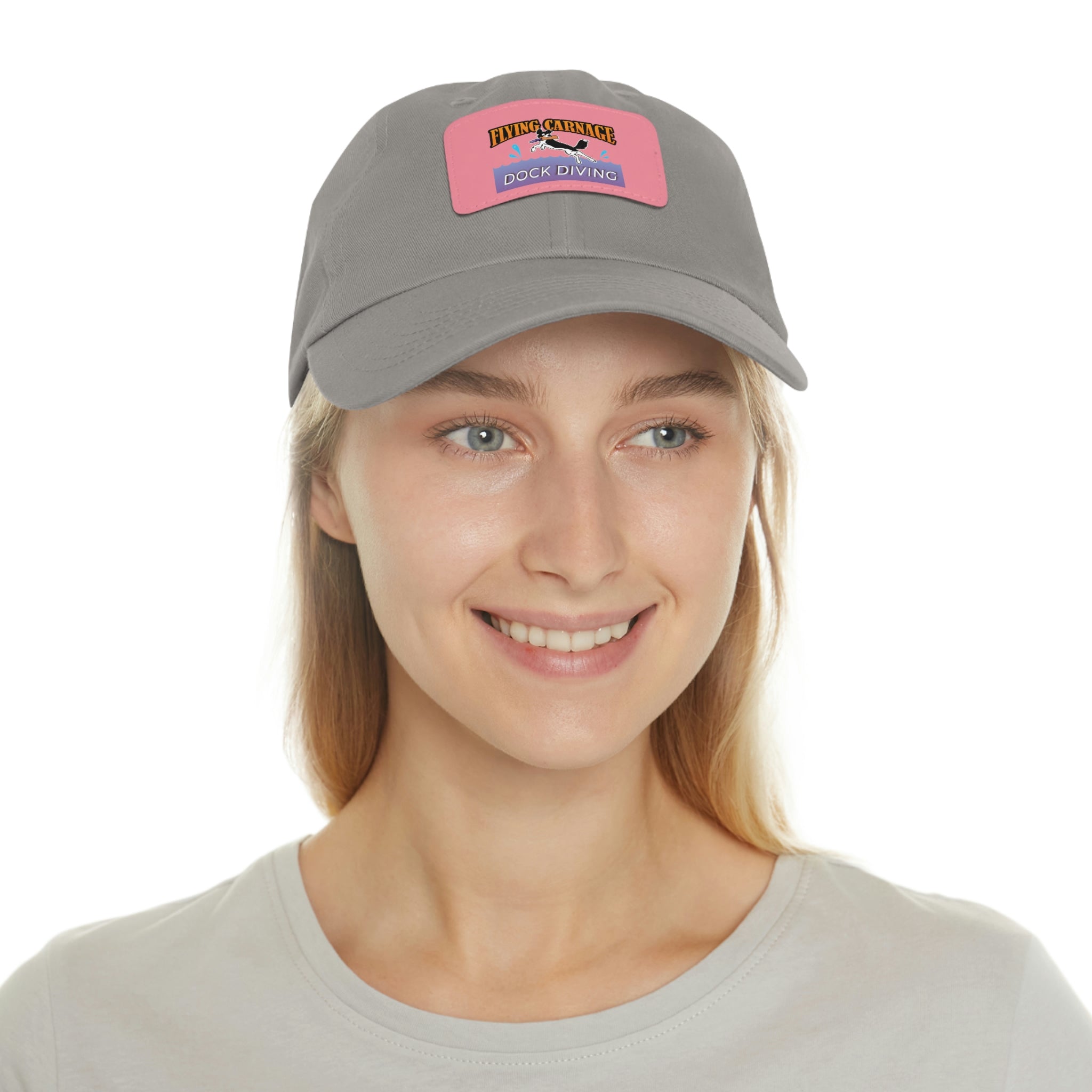Multi Color Leather Patch Hat